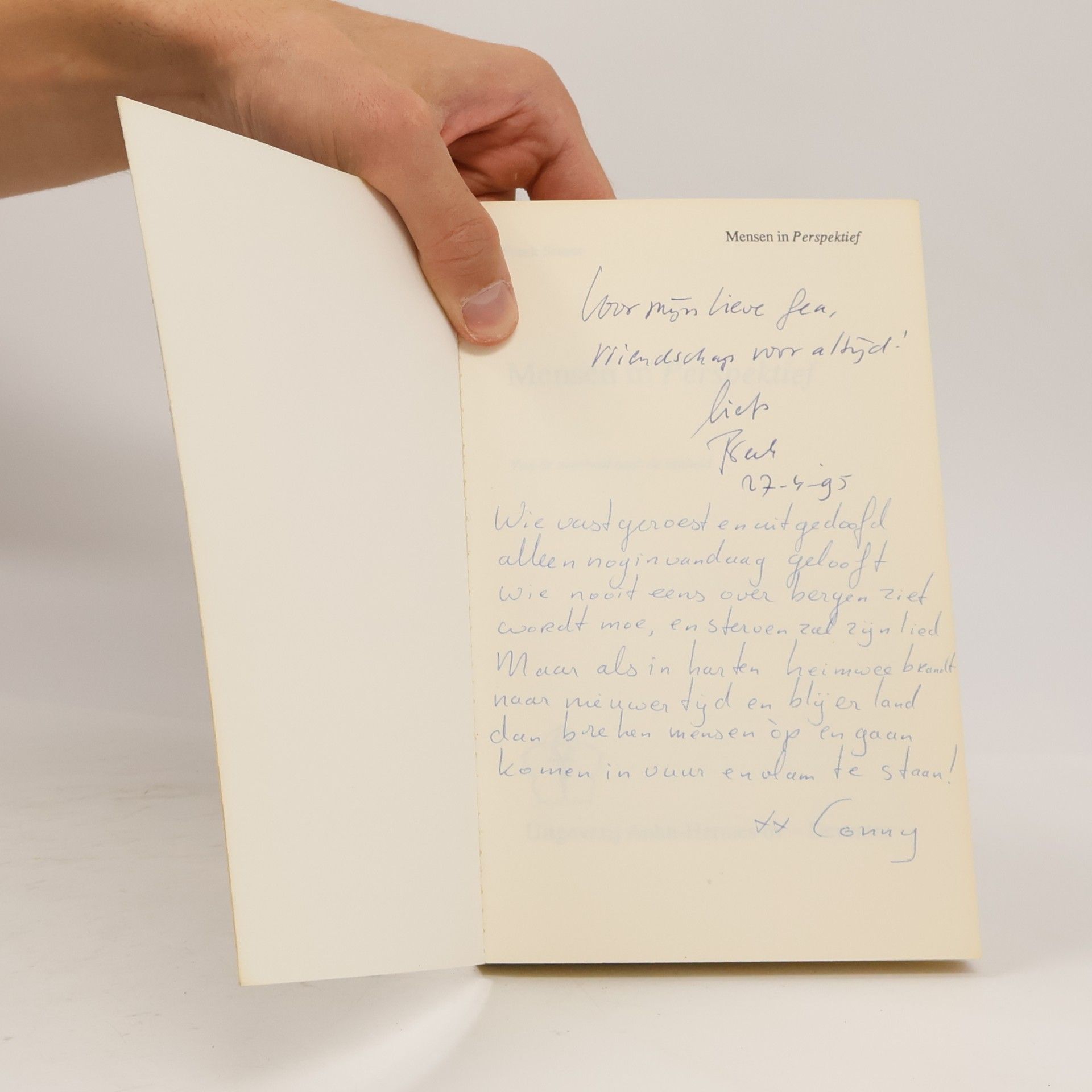 Unknown Author Mensen in perspektief - van de tweeheid naar de eenheid