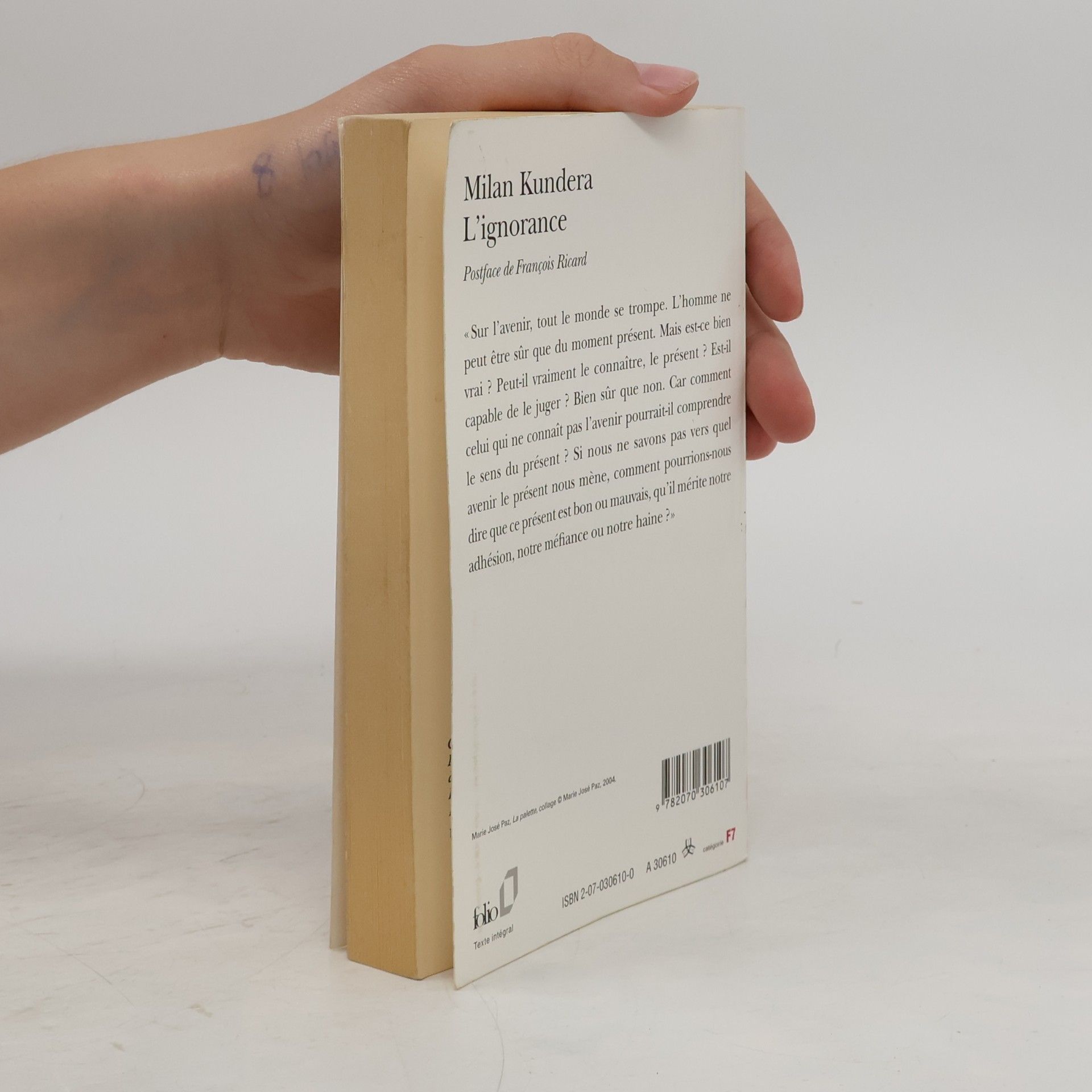 Milan Kundera L'ignorance