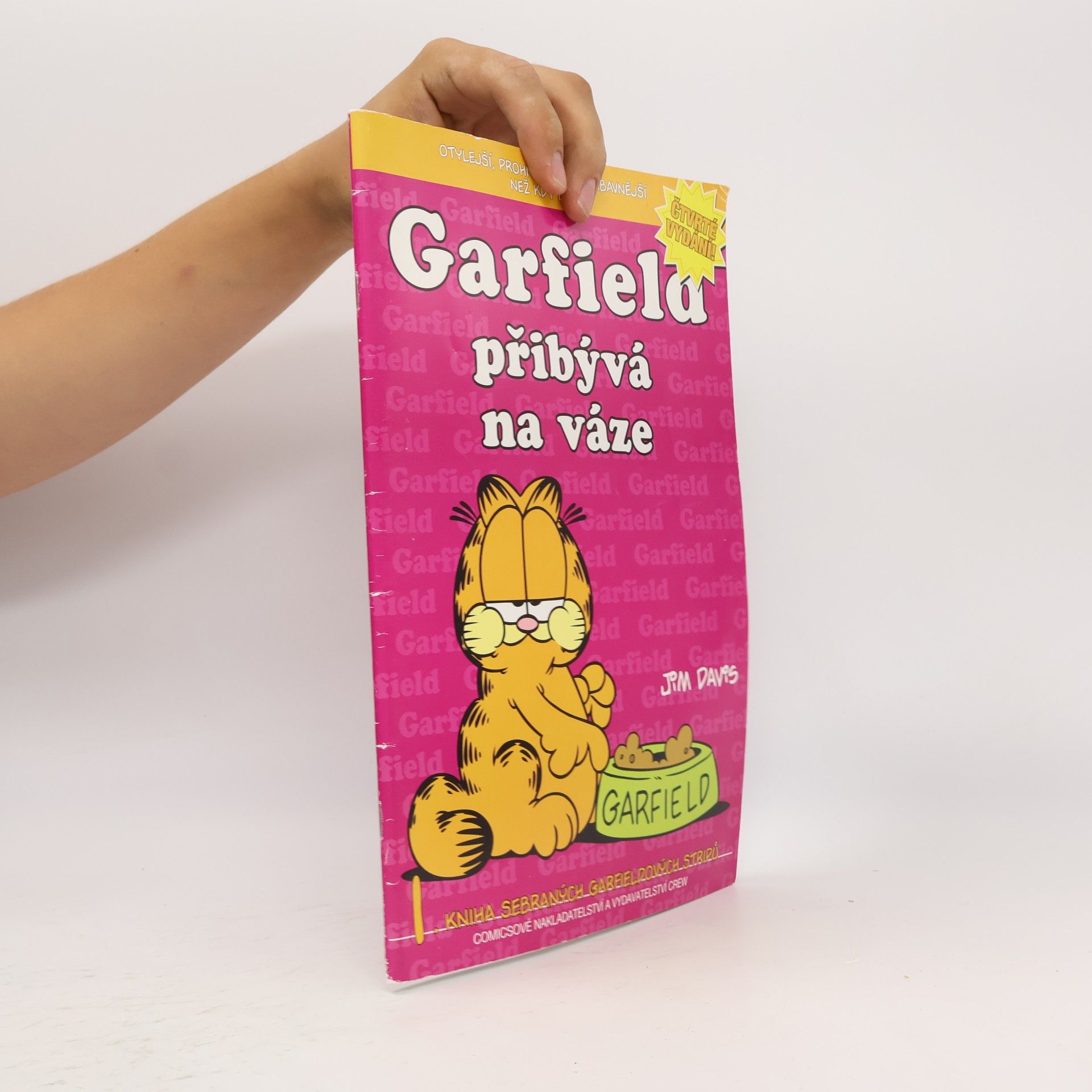 Jim Davis Garfield přibývá na váze