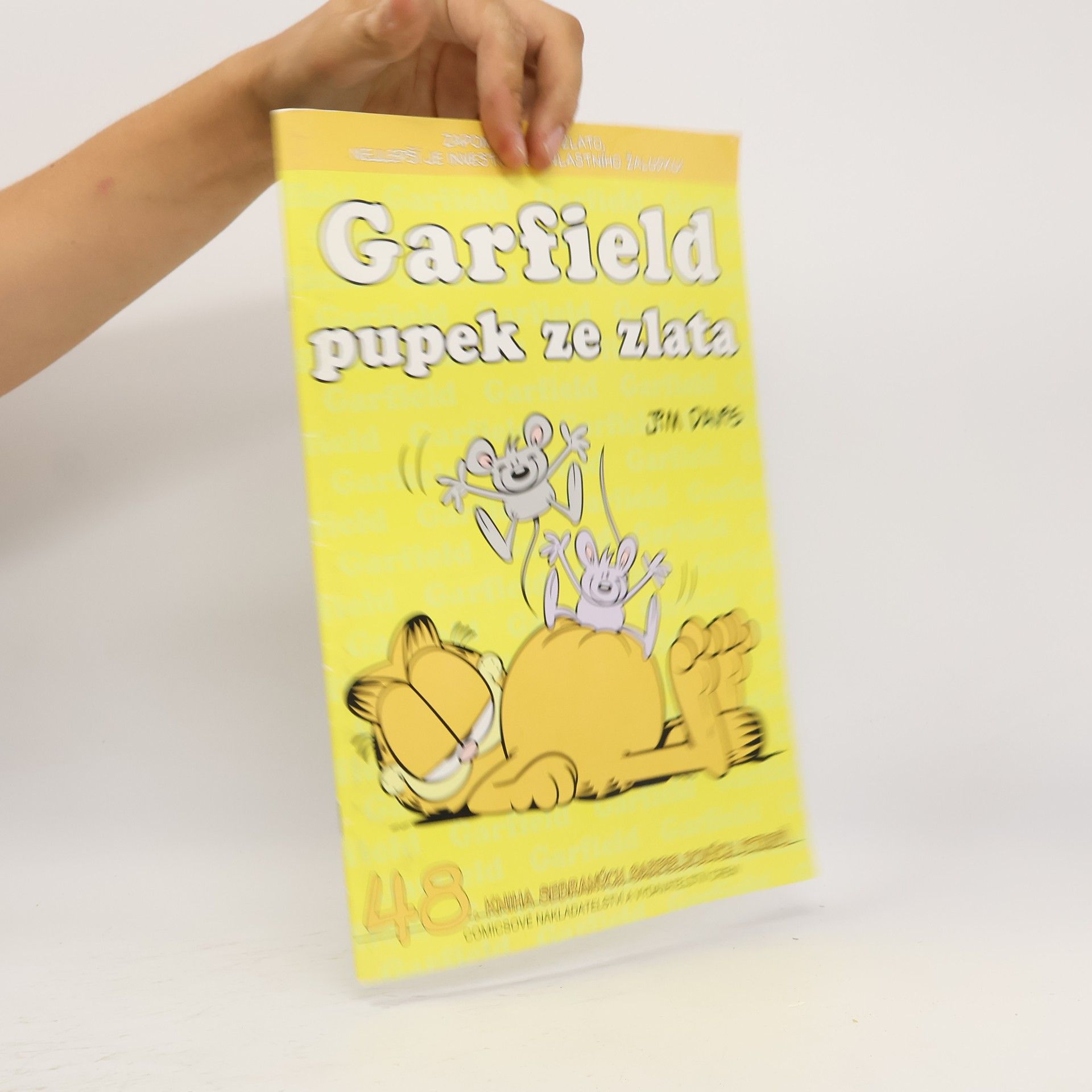 Jim Davis Garfield - pupek ze zlata
