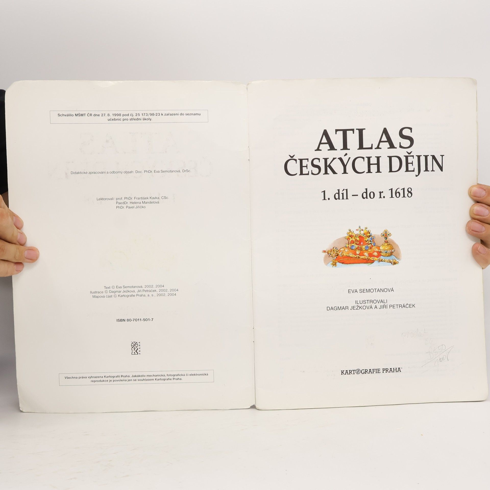 Eva Semotanová Atlas českých dějin. 1. díl, do r. 1618