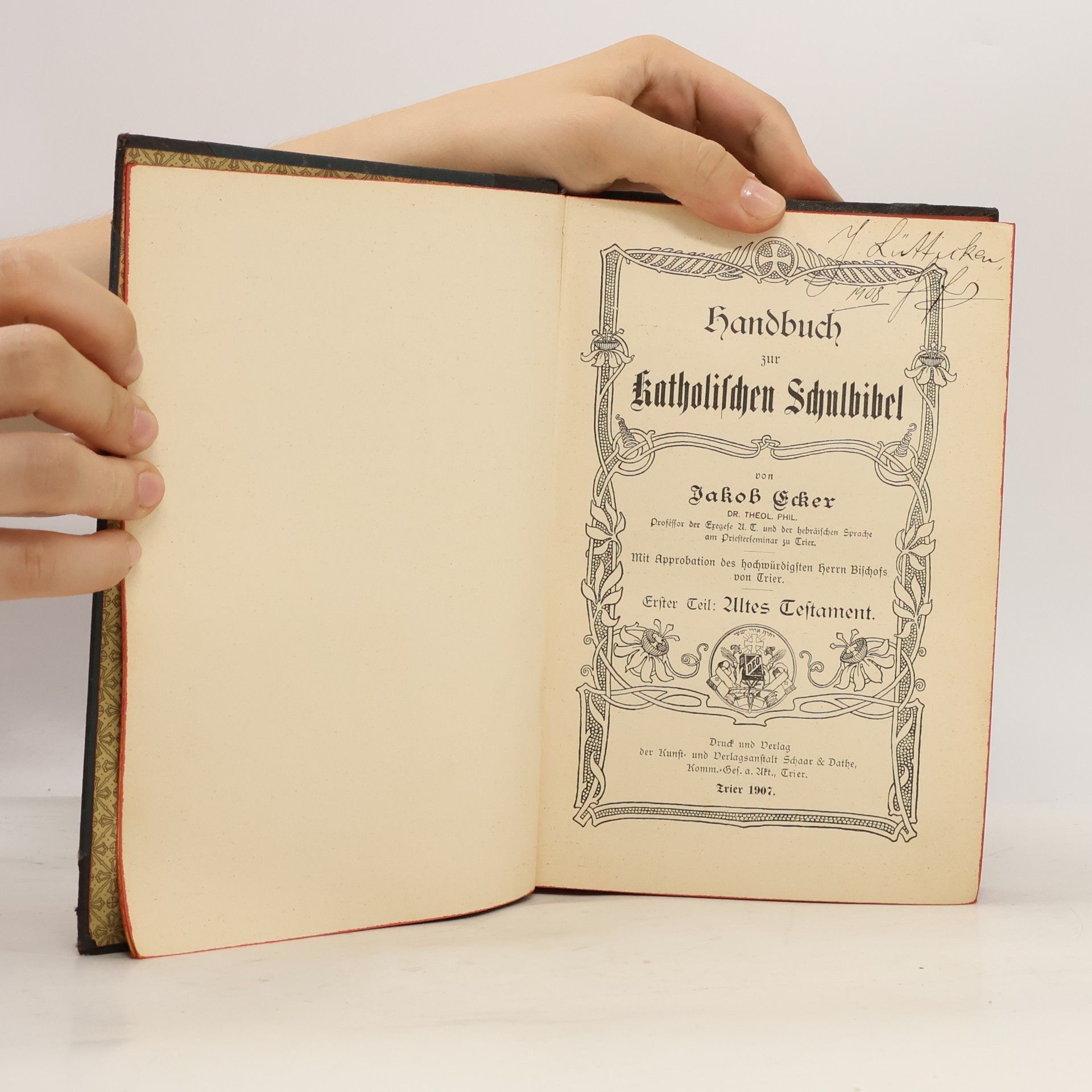 Jakob Ecker Handbuch zur Katholischen Schulbibel