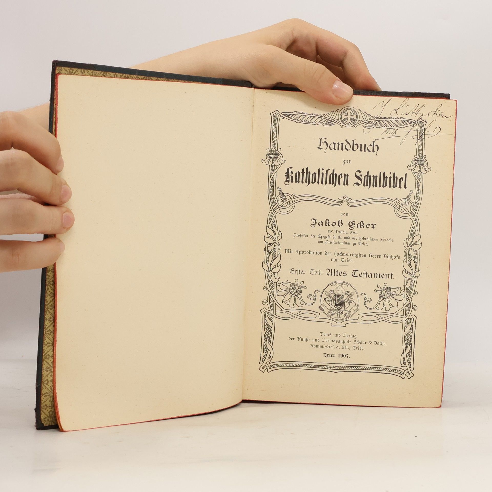 Jakob Ecker Handbuch zur Katholischen Schulbibel