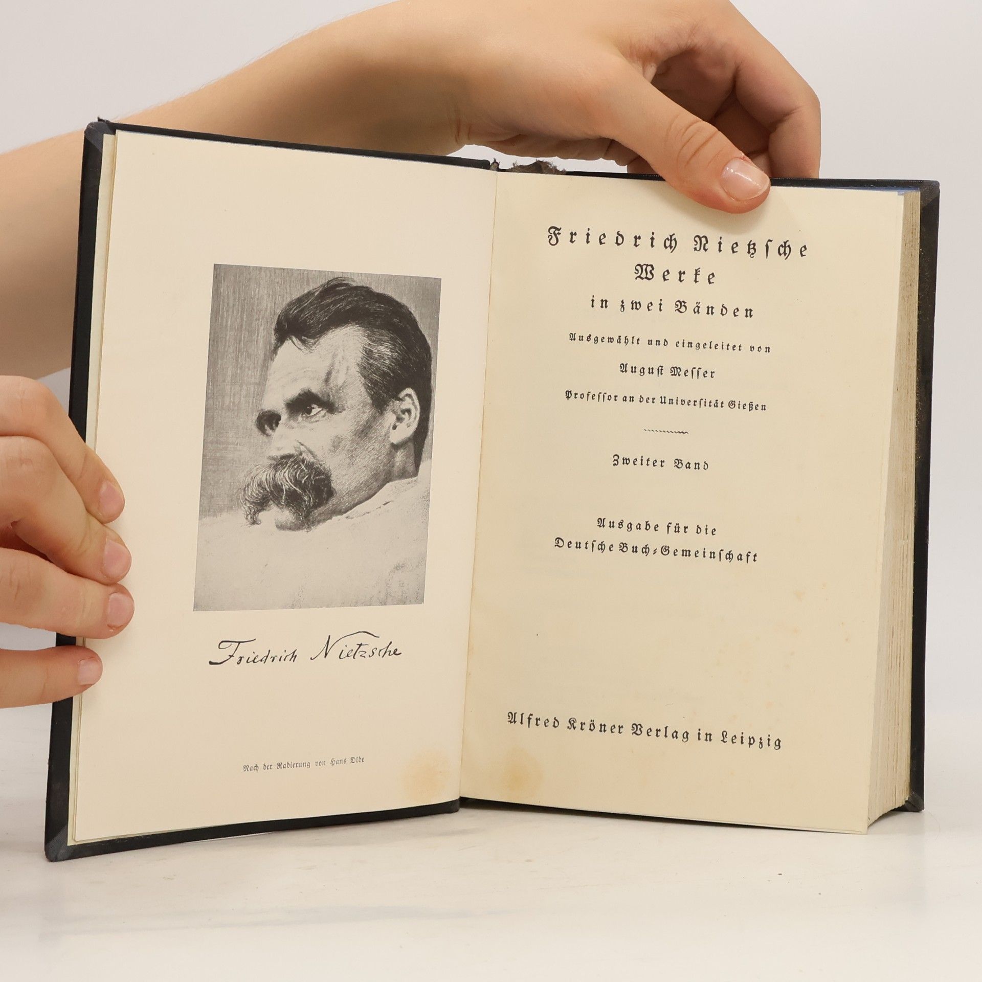 Friedrich Nietzsche Werke in zwei Bänden. Zweiter band