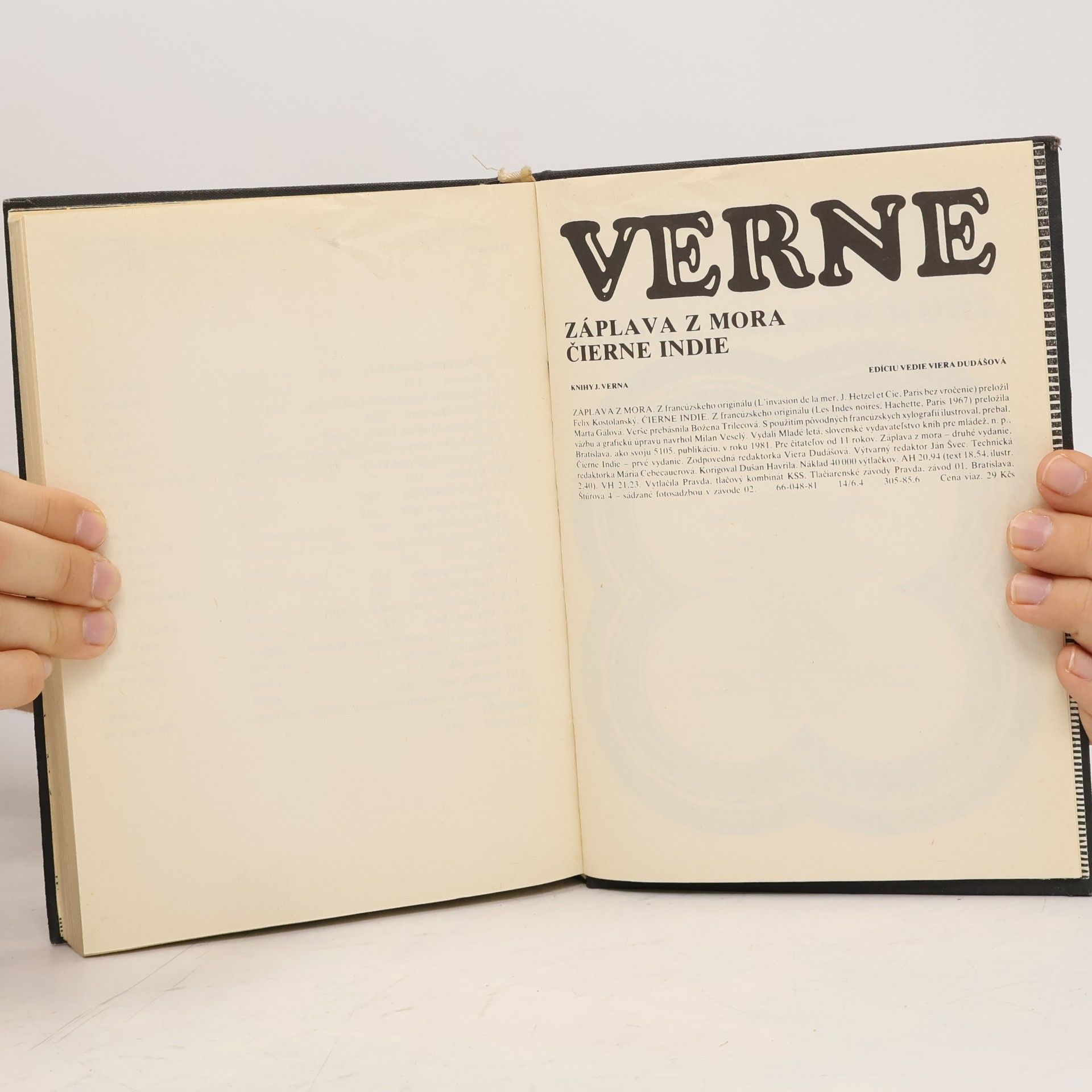 Jules Verne Záplava z mora. Čierne Indie
