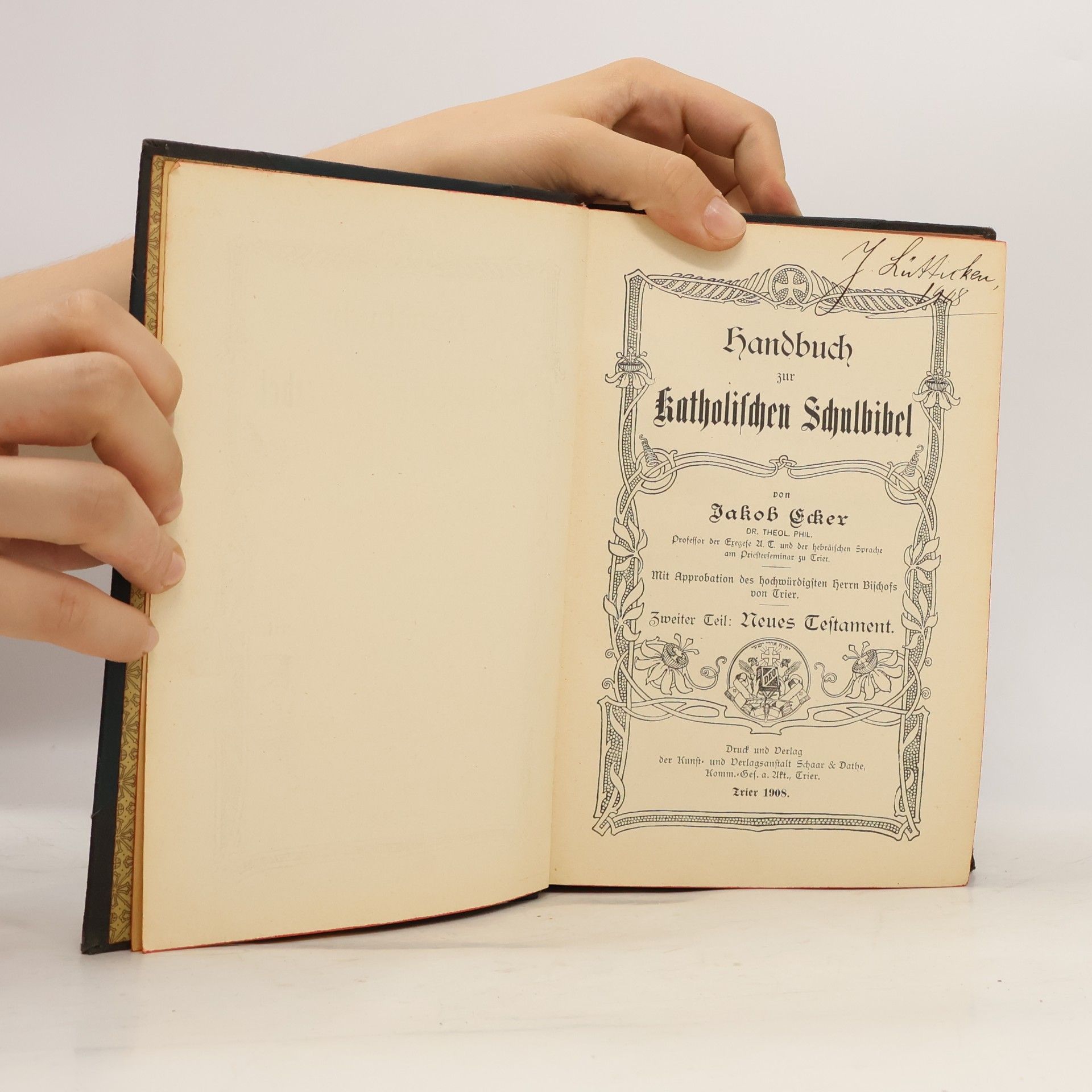 Jakob Ecker Handbuch zur Katholischen Schulbibel