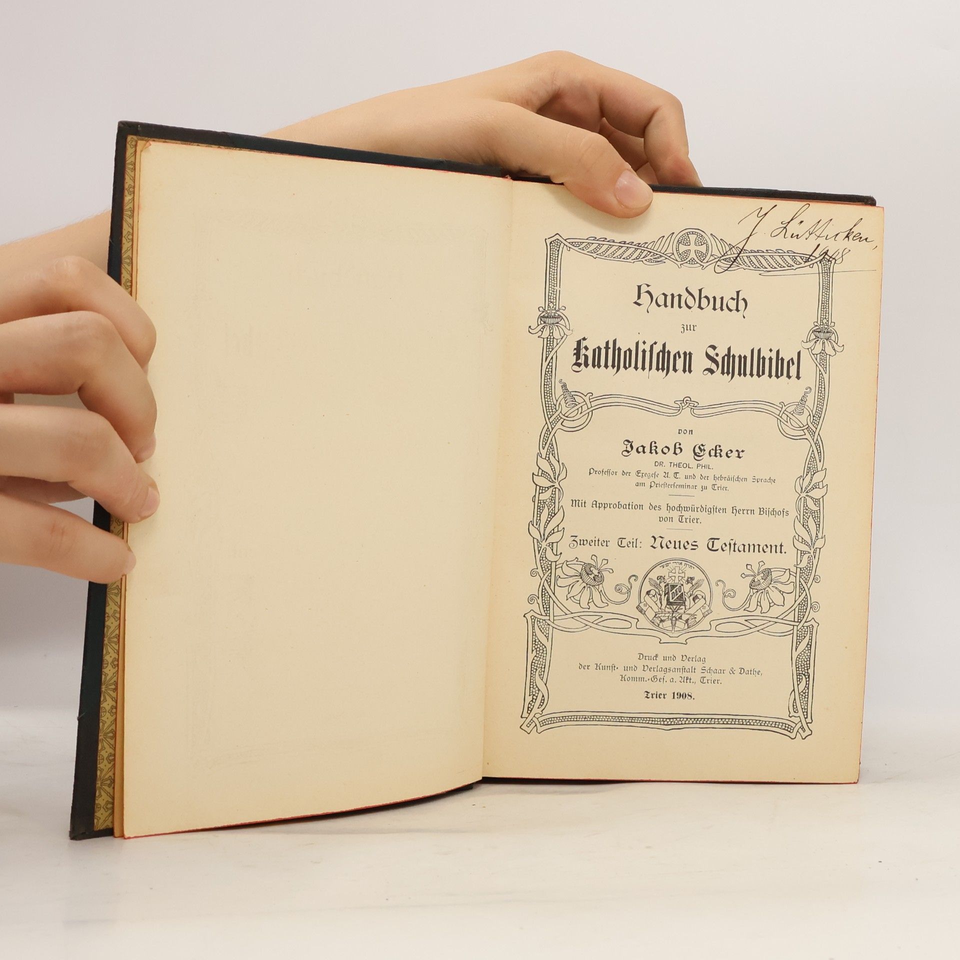 Jakob Ecker Handbuch zur Katholischen Schulbibel