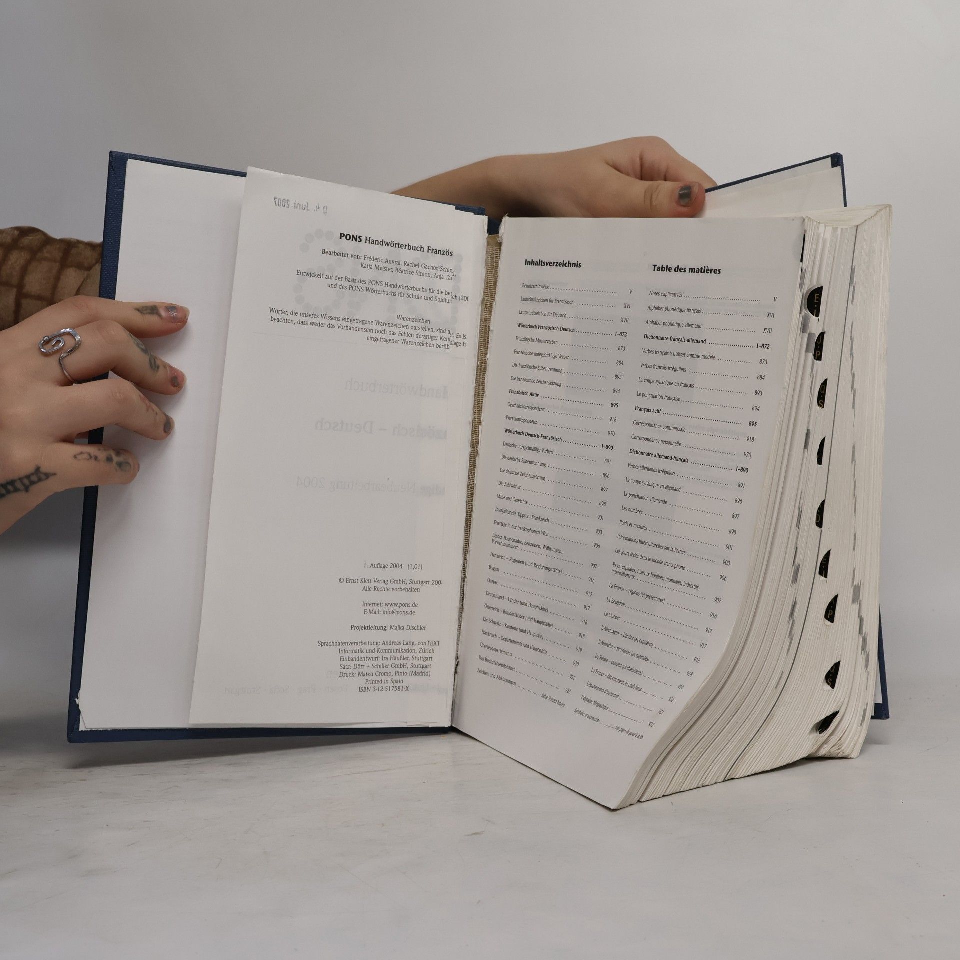 Frédéric Auvrai PONS Handwörterbuch Französisch - Deutsch / Deutsch - Französisch. Mit CD-ROM.