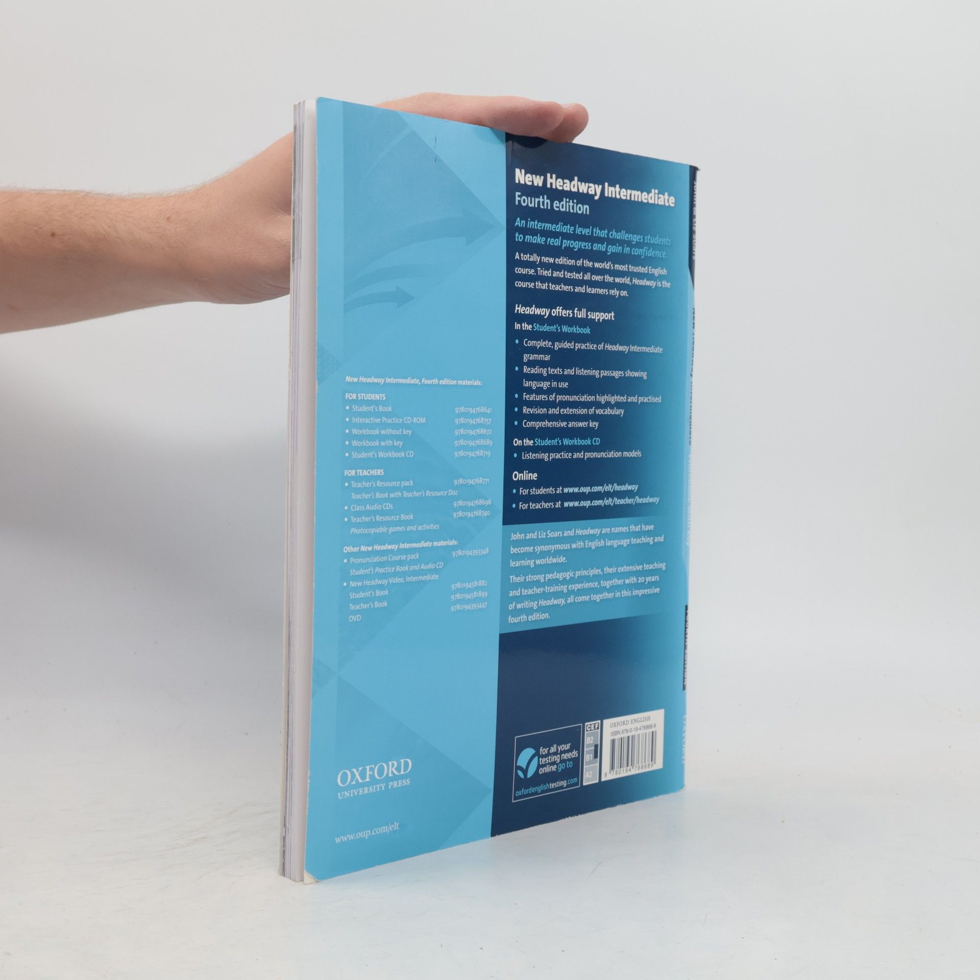 Liz Soars New Headway. Intermediate. Workbook with key