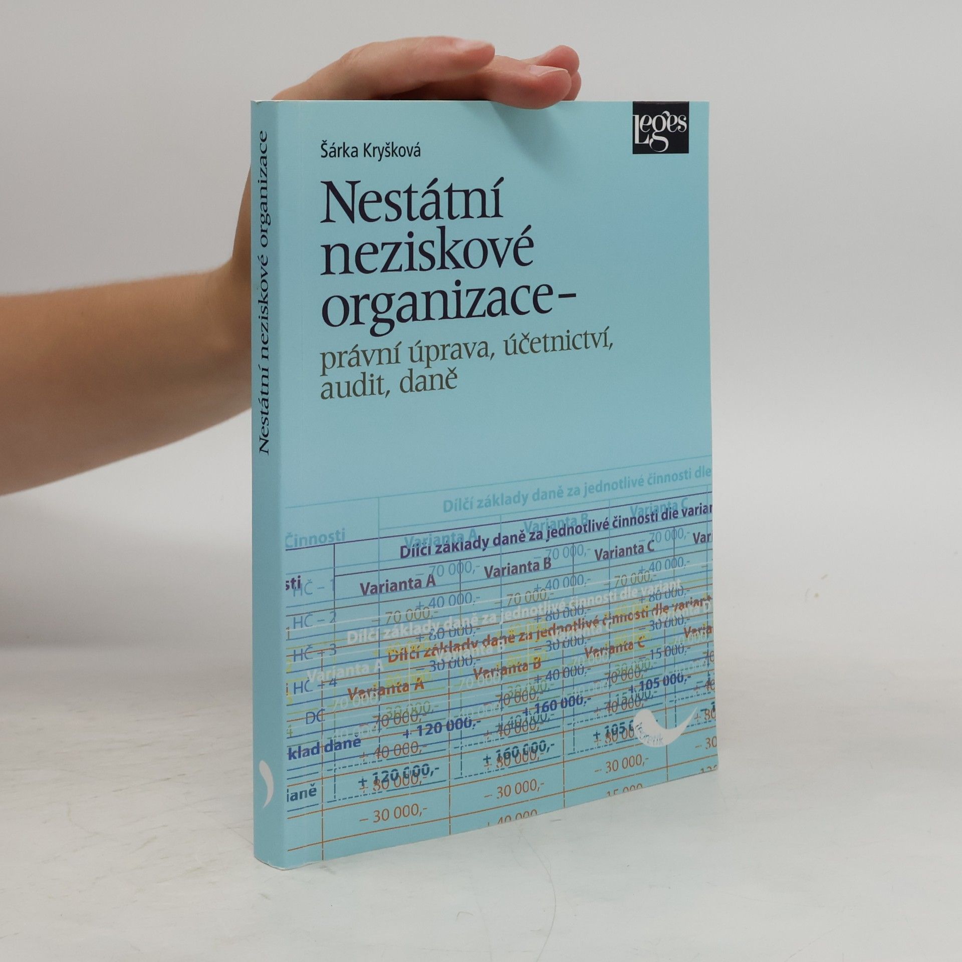 Šárka Kryšková Nestátní neziskové organizace - právní úprava, účetnictví, audit, daně