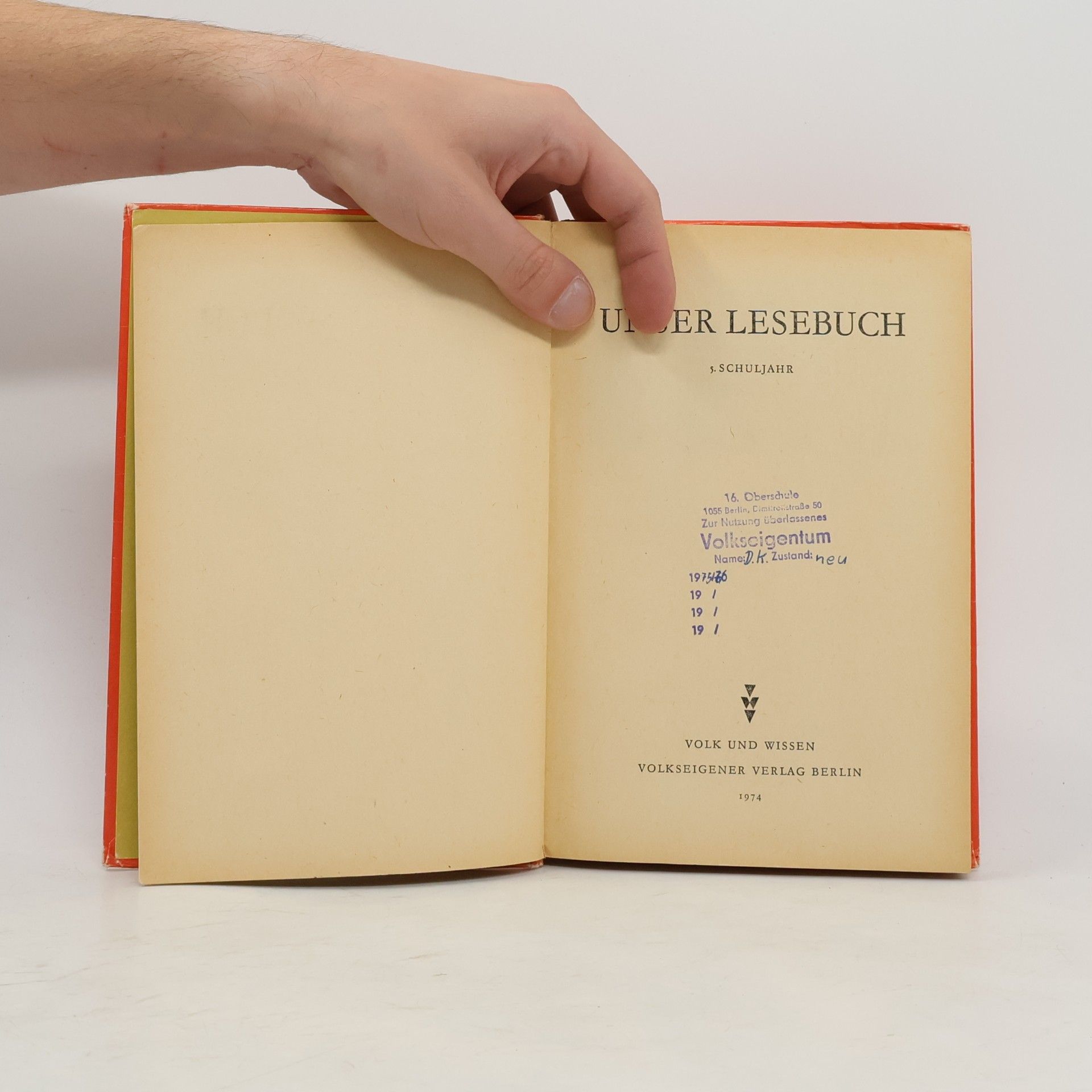 Various authors Unser Lesebuch. 5.Schuljahr