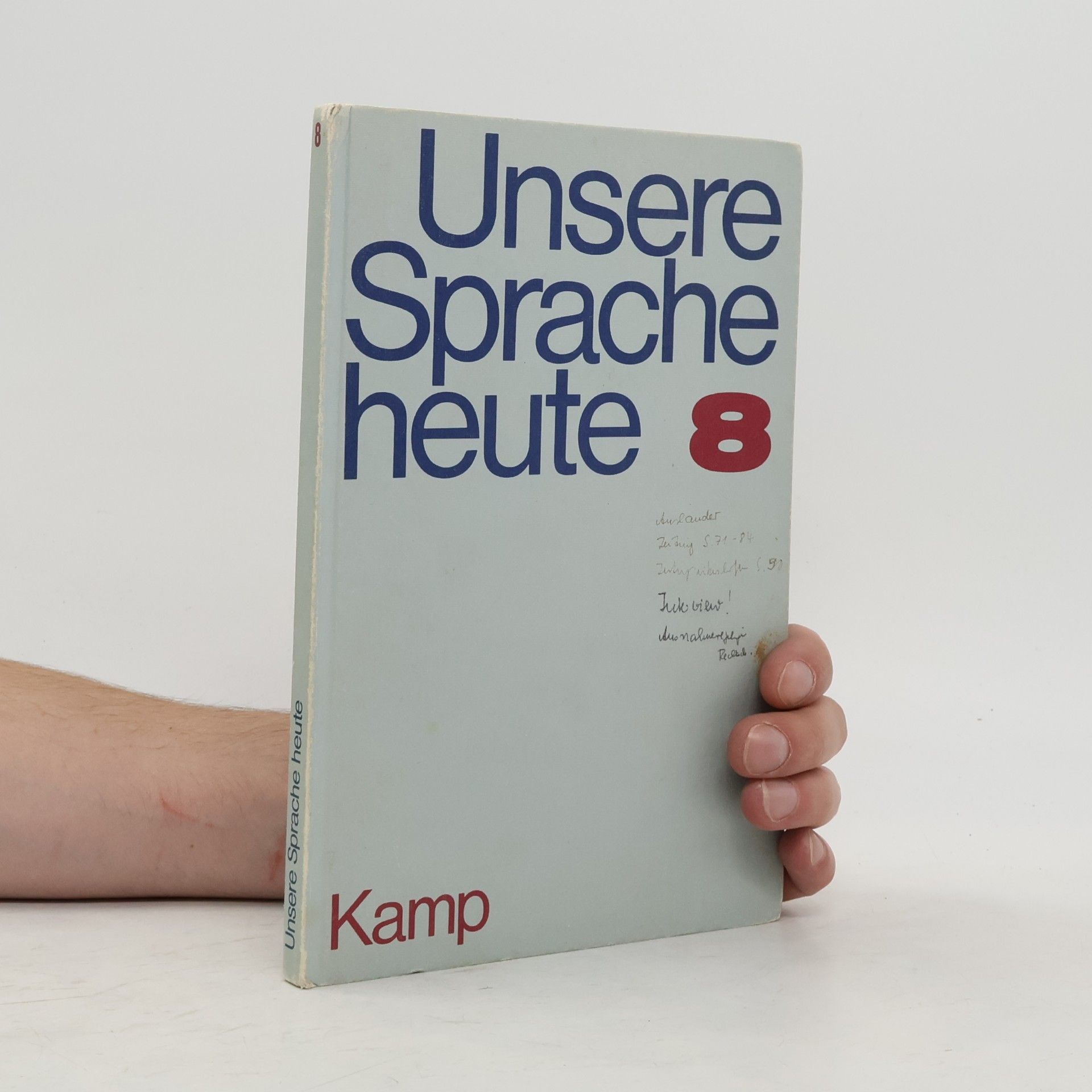 Franz Josef Heiliger Unsere Sprache heute