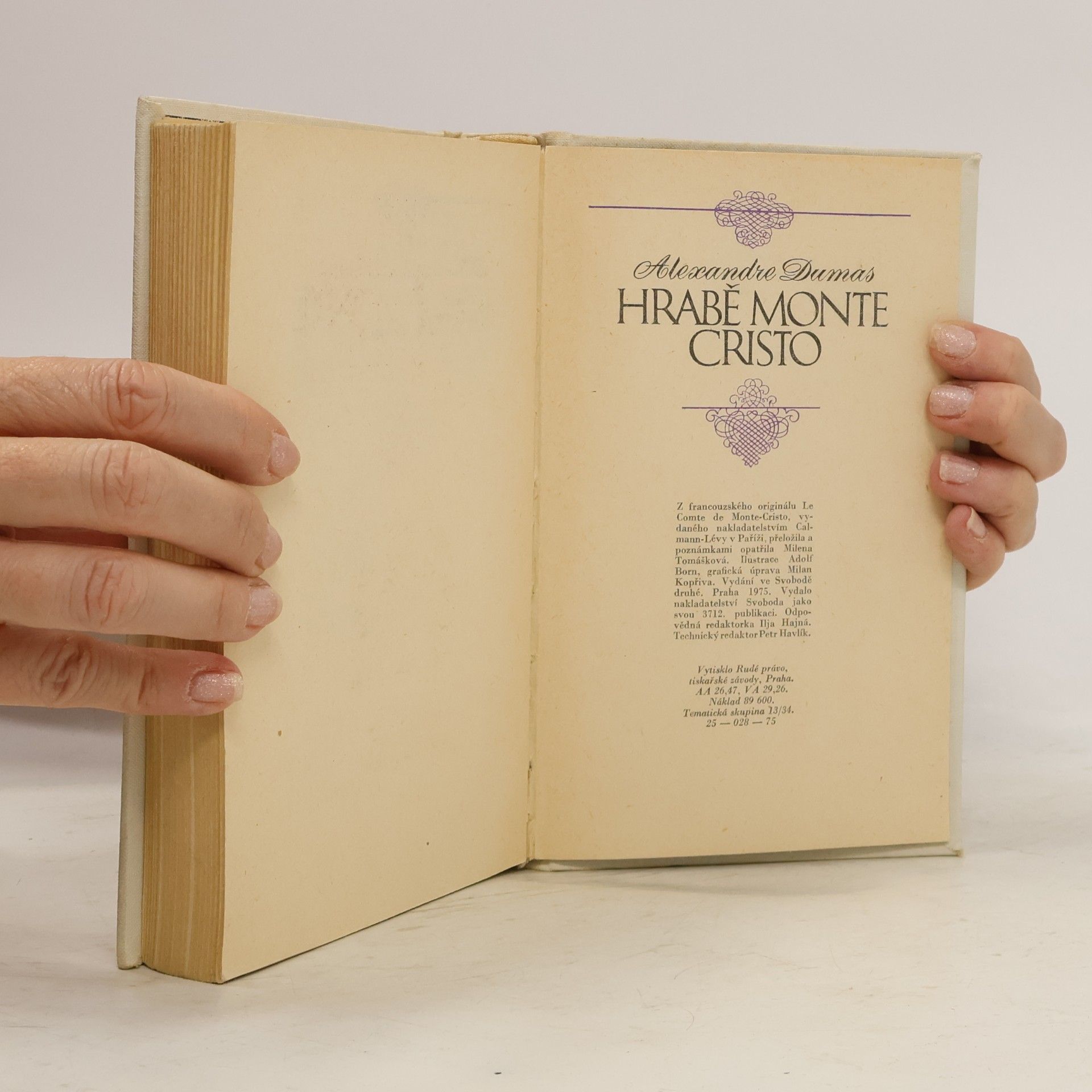 Alexandre Dumas starší Hrabě Monte Cristo