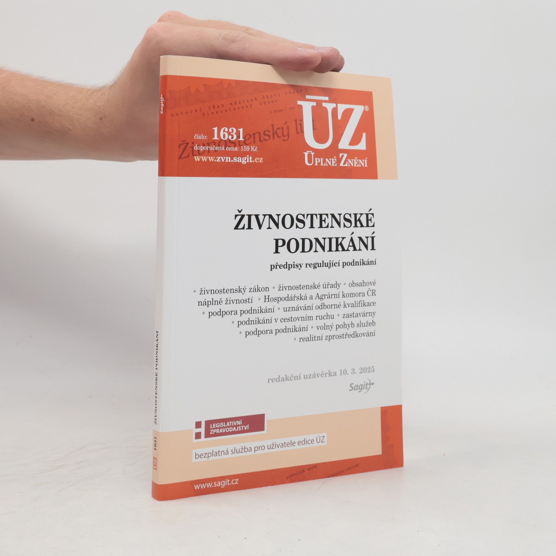 Kolektiv autorů Živnostenské podnikání 1631
