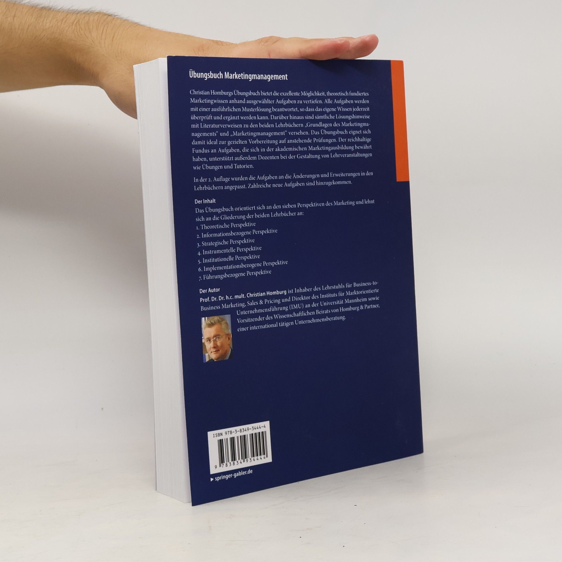 Christian Homburg Übungsbuch Marketingmanagement