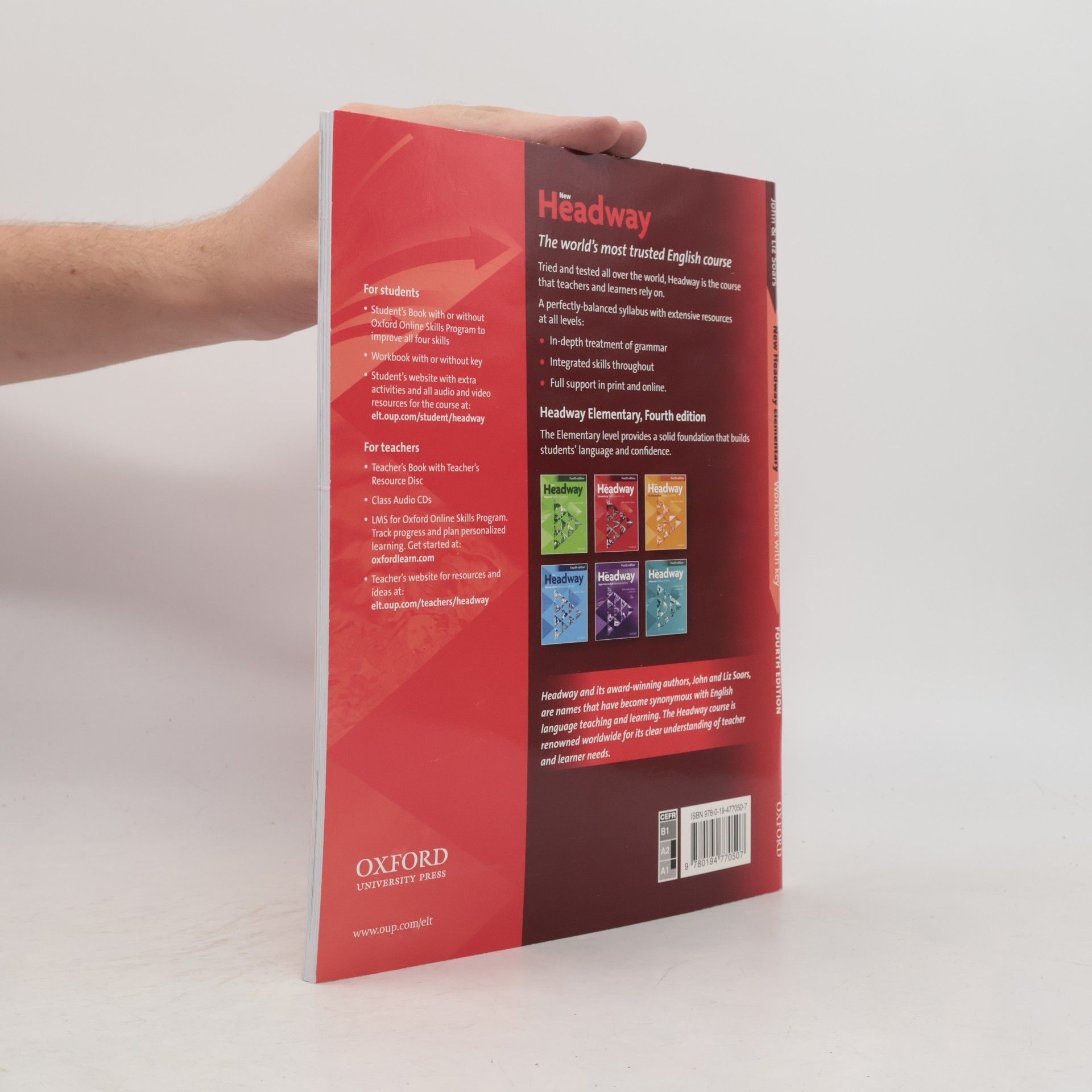 Liz Soars New Headway : elementary. Workbook with key : with iChecker