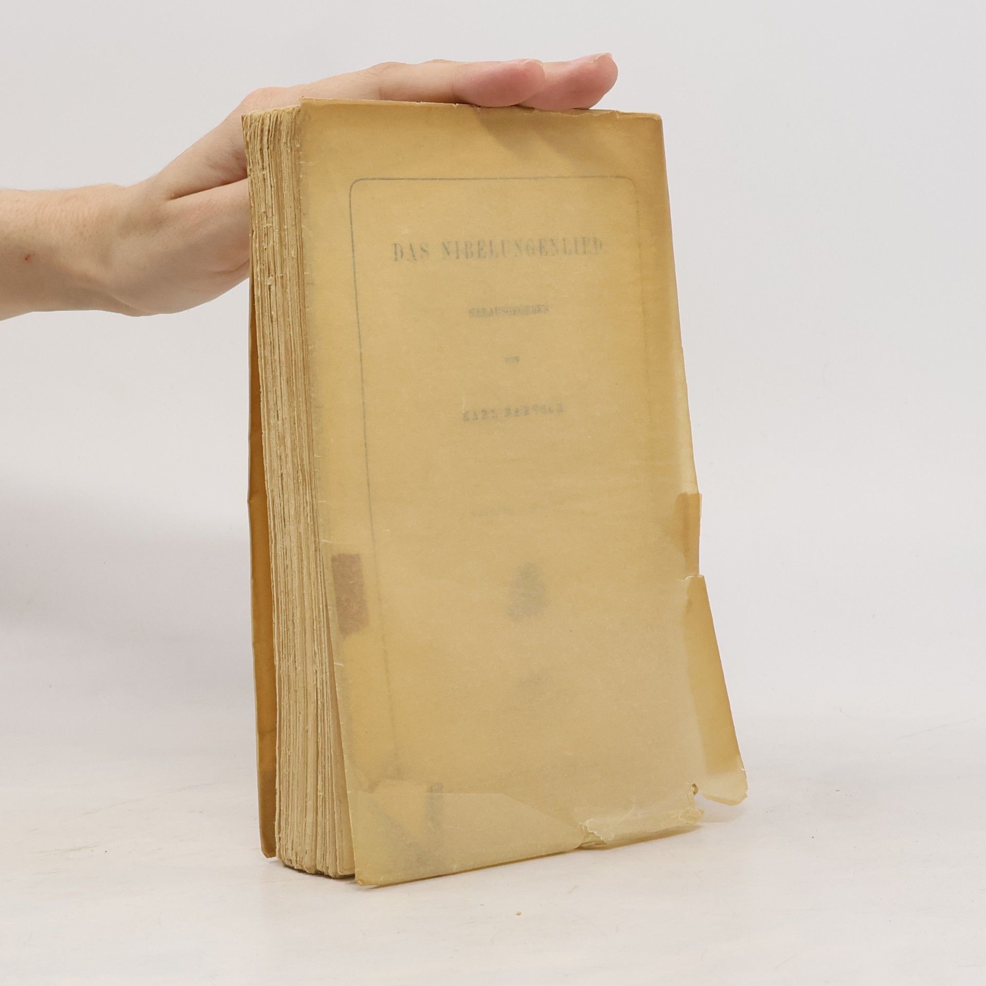 Karl Bartsch Das Nibelungenlied