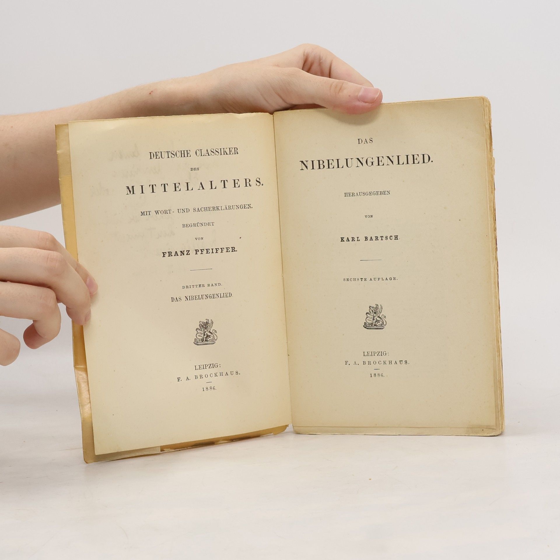 Karl Bartsch Das Nibelungenlied