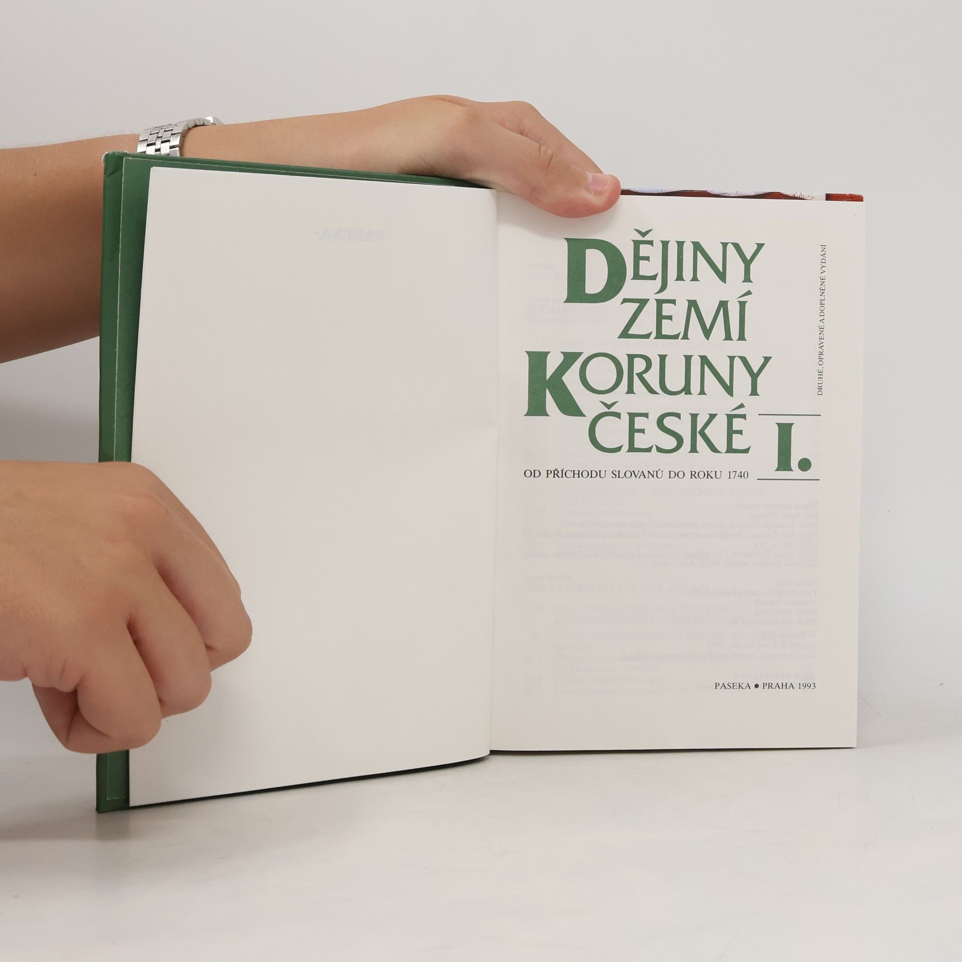 Petr Čornej Dějiny zemí Koruny české. 1, Od příchodu Slovanů do roku 1740