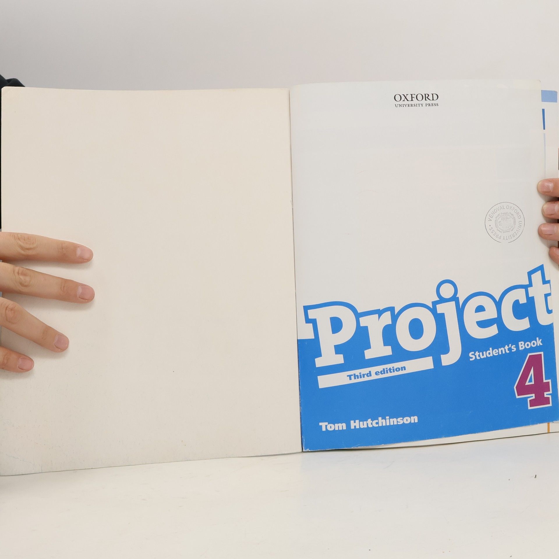 Tom Hutchinson Project 4. Student's book