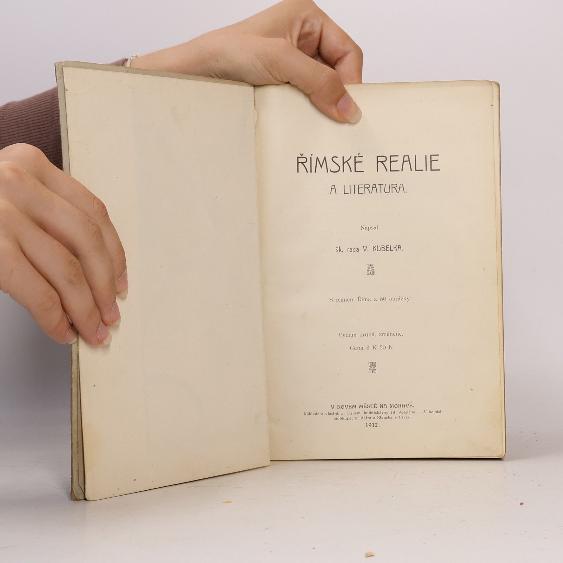 Václav Kubelka Římské realie a literatura