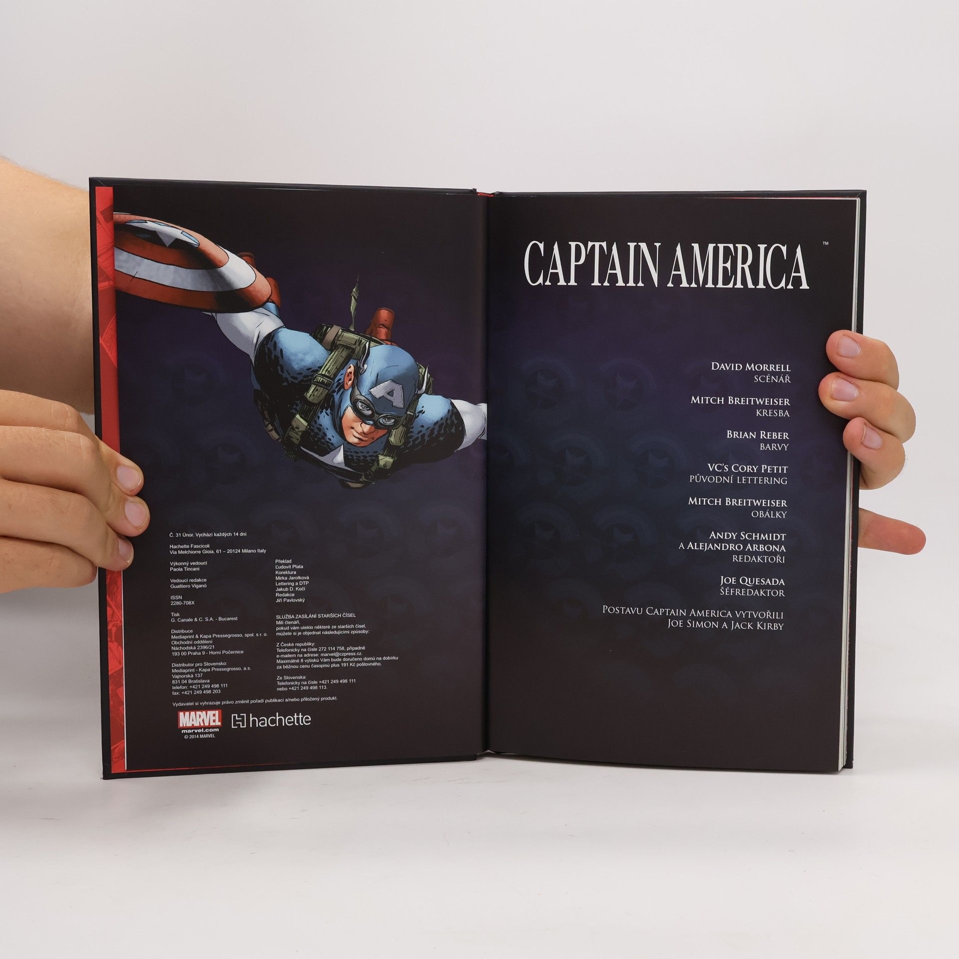 David Morrell Ultimátní komixový komplet 48. Captain America. Vyvolení