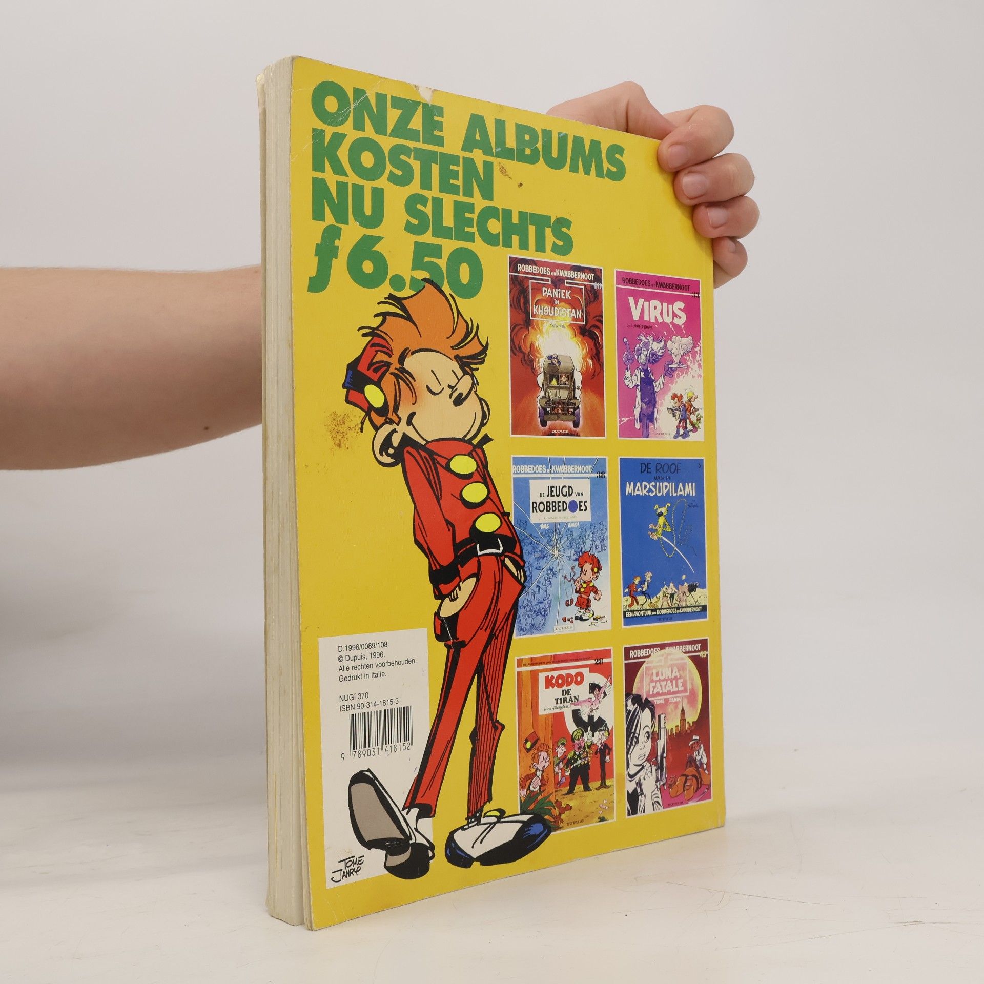 Tome Janry Robbedoes strip- en spelboek - 1: Strip en spelboek
