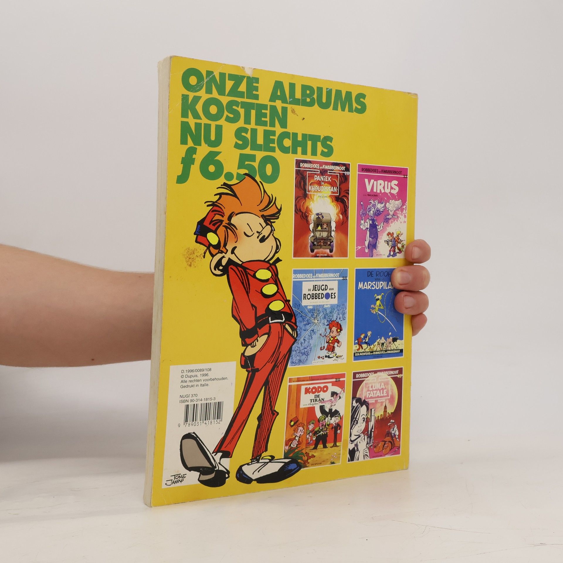 Tome Janry Robbedoes strip- en spelboek - 1: Strip en spelboek
