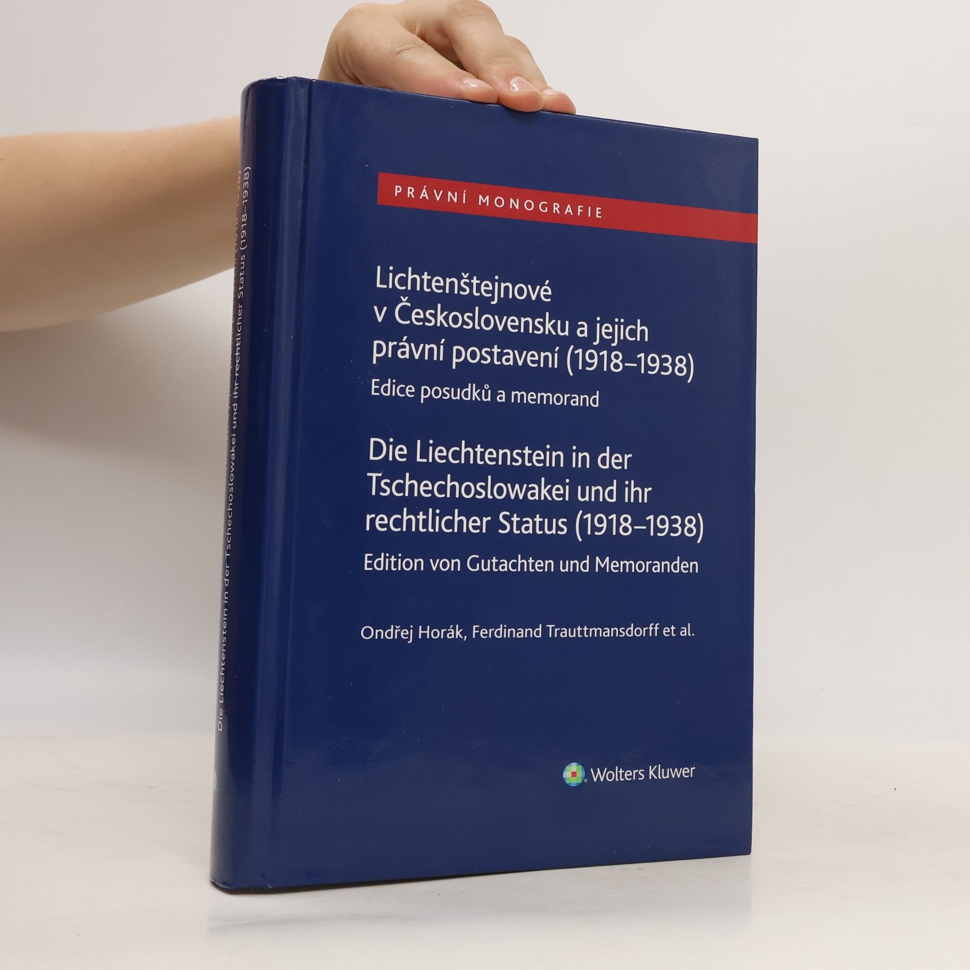 Die Liechtenstein in der Tschechoslowakei und ihr rechtlicher Status (1918-1938)