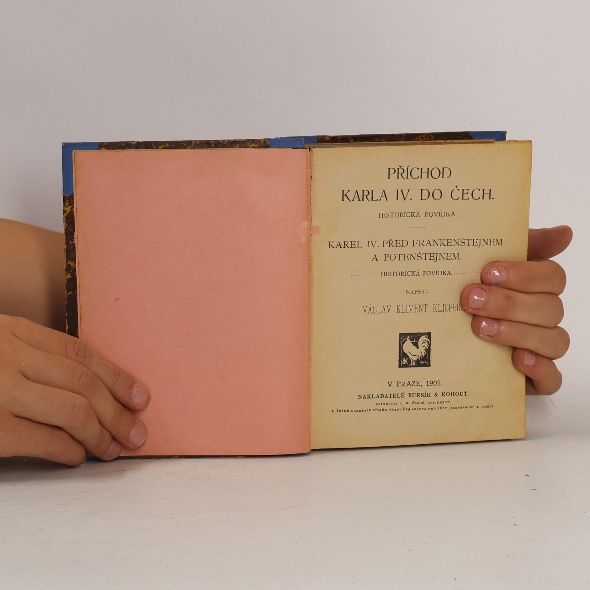 Václav Kliment Klicpera Příchod Karla IV. do Čech