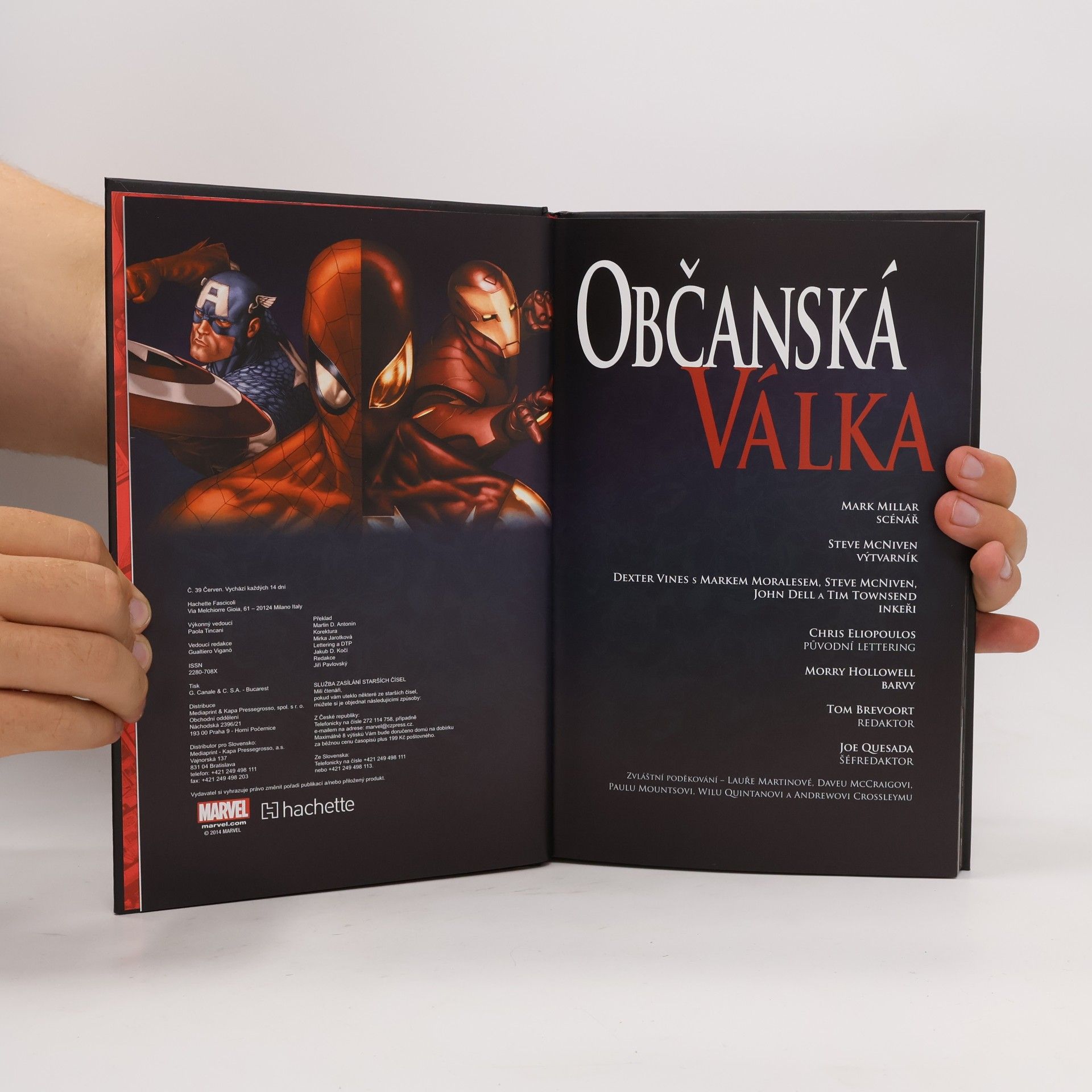 Mark Millar Ultimátní komiksový komplet 42. Občanská válka