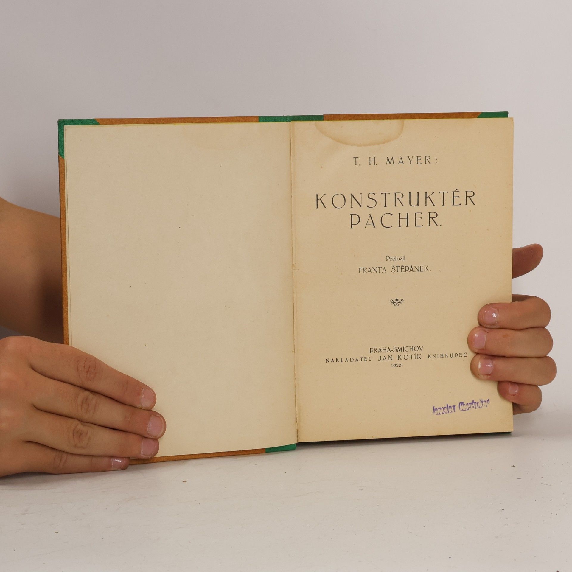 Theodor Heinrich Mayer Konstruktér Pacher