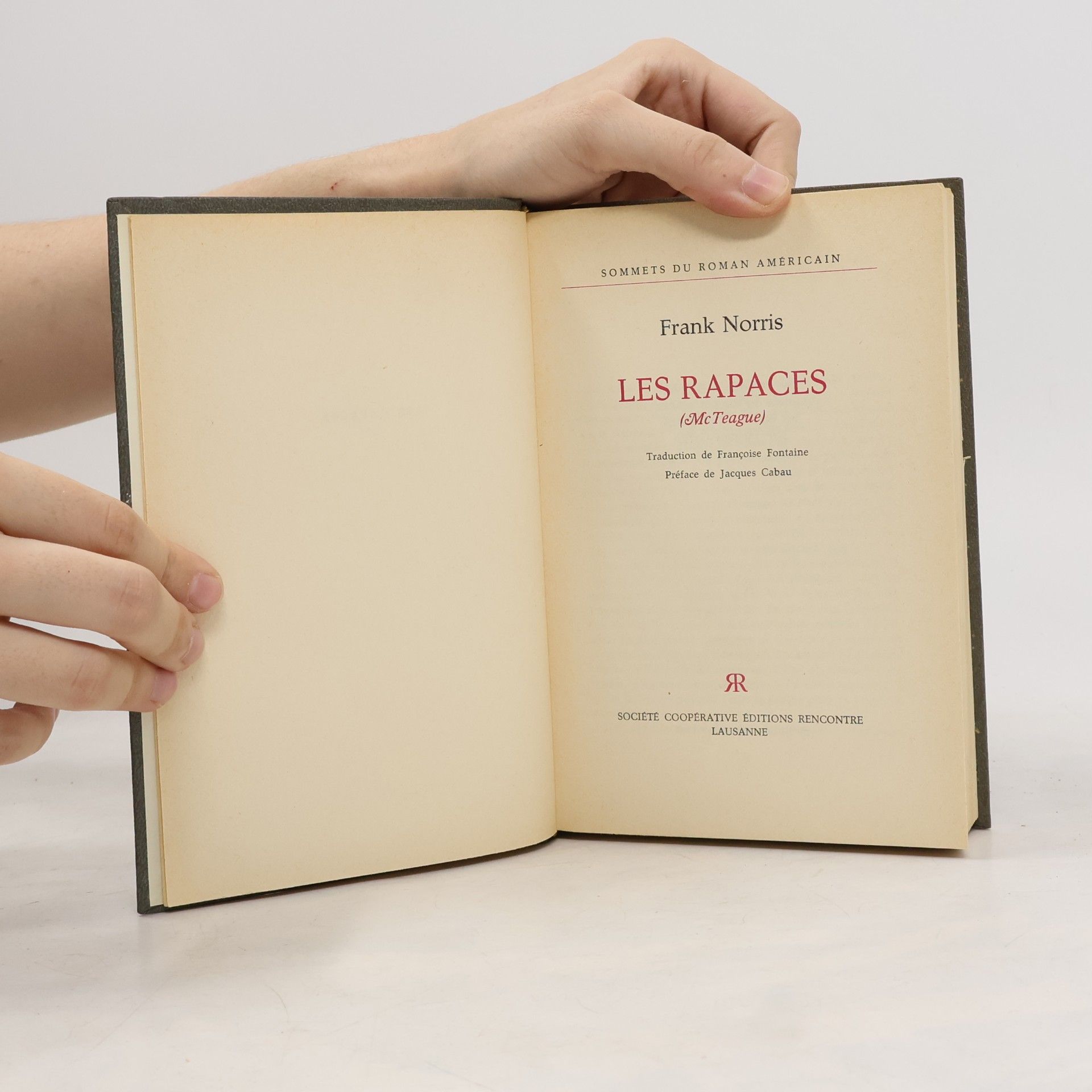 Frank Norris Les Rapaces