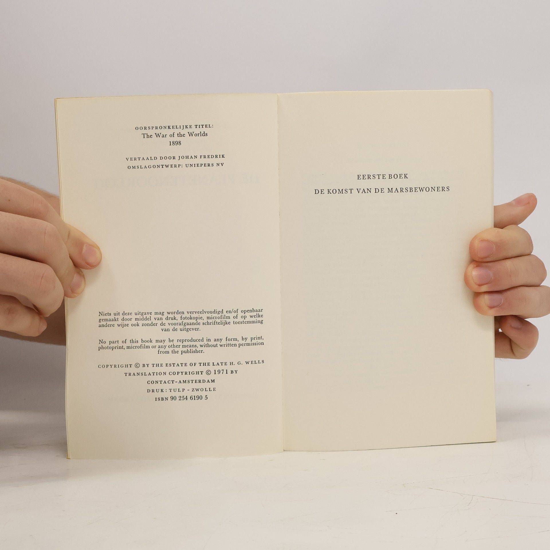 H. G. Wells De planetenoorlog