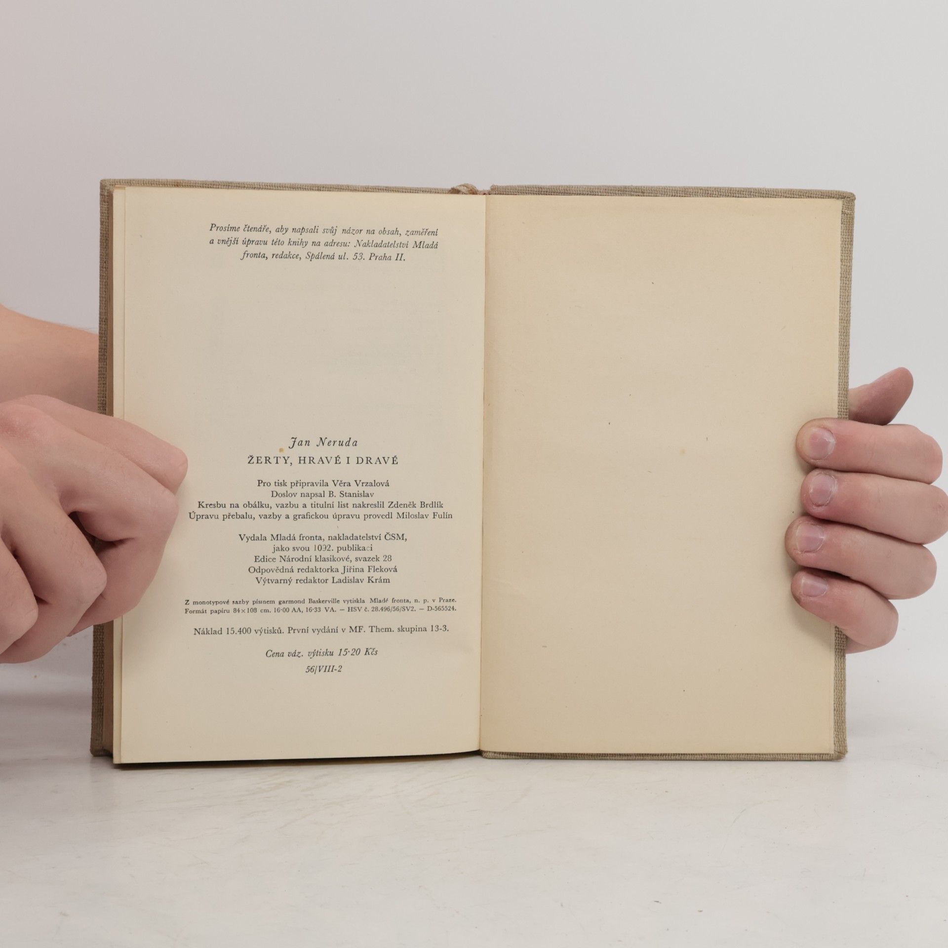 Jan Neruda Žerty hravé i dravé