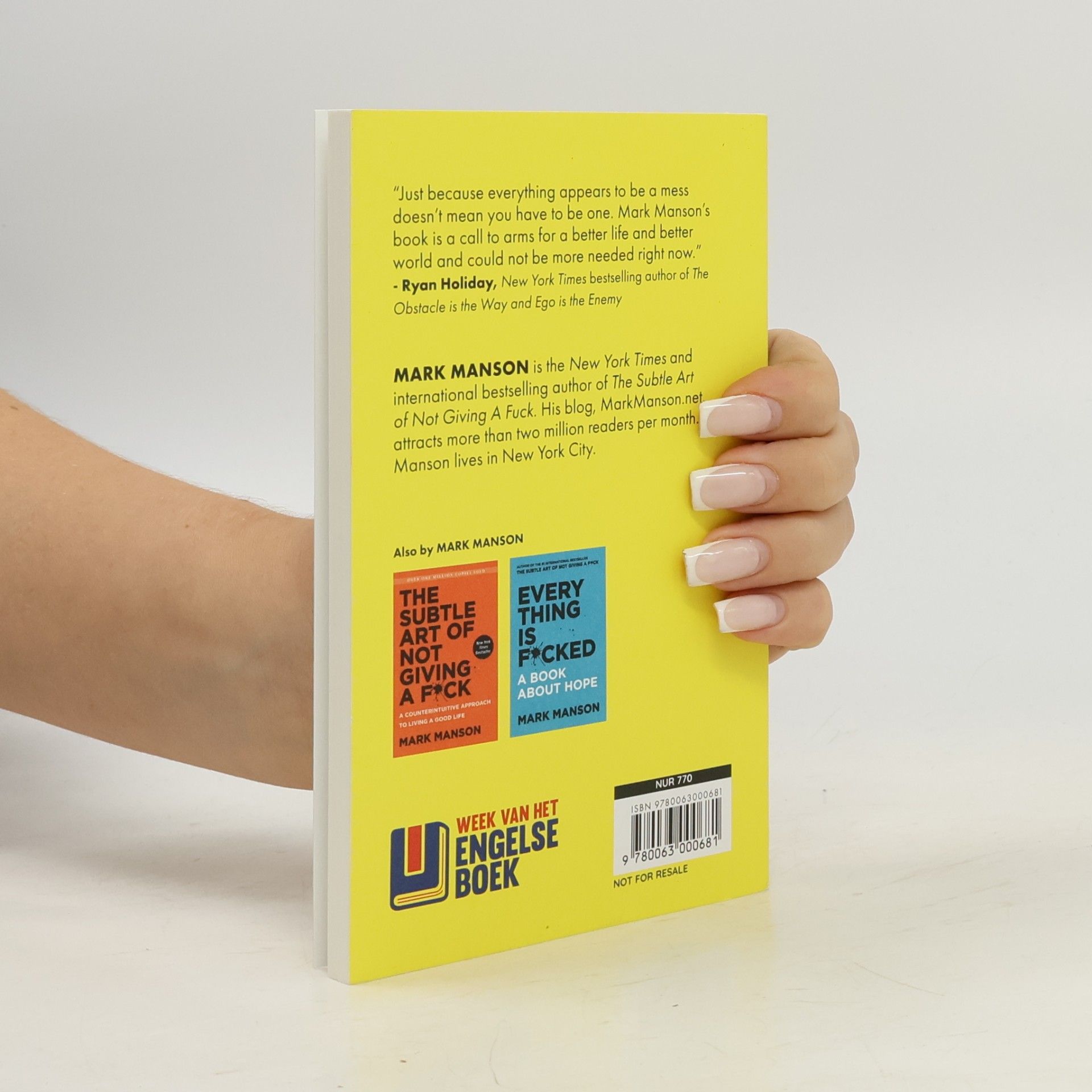 Mark Manson Life, Love, Books