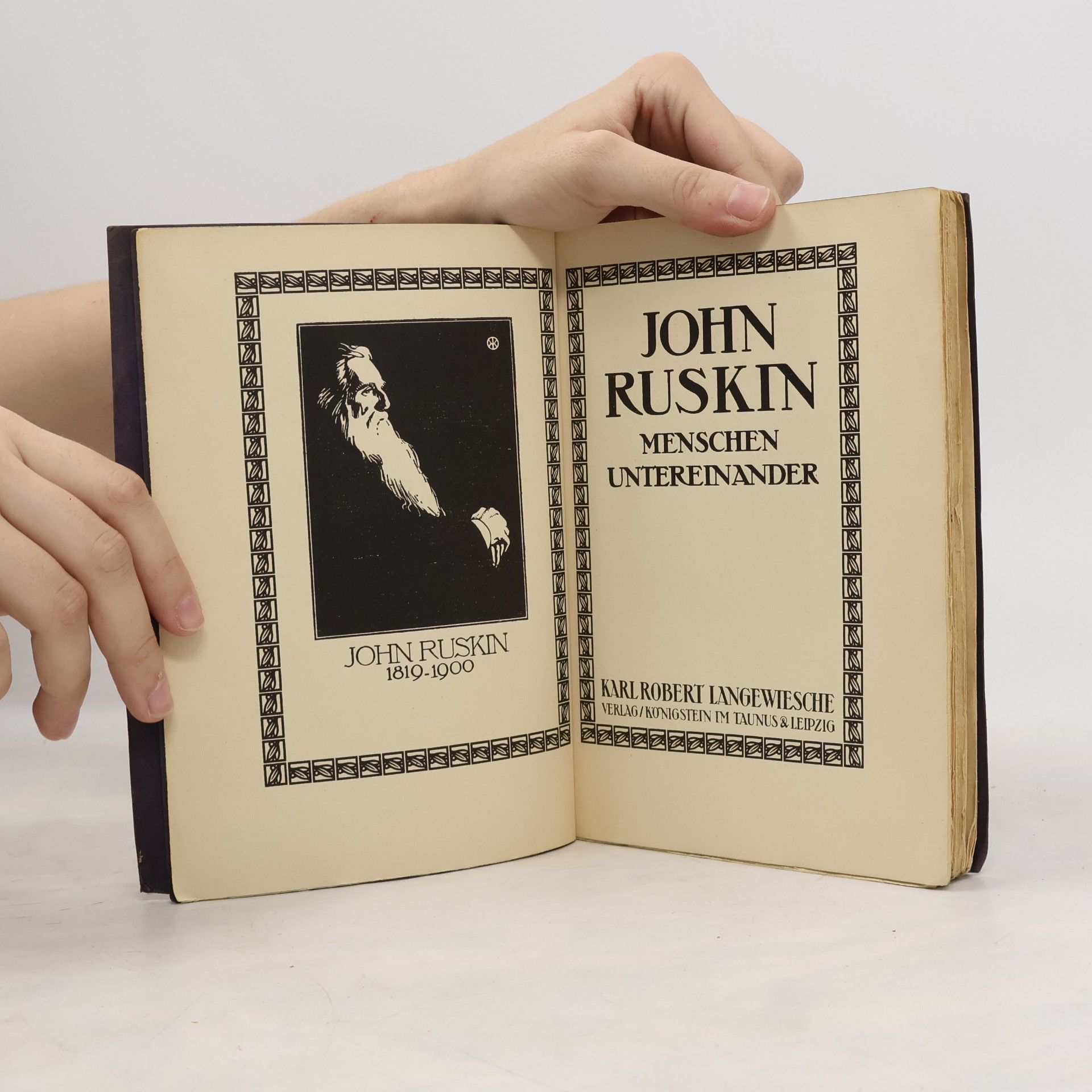 John Ruskin Menschen untereinander