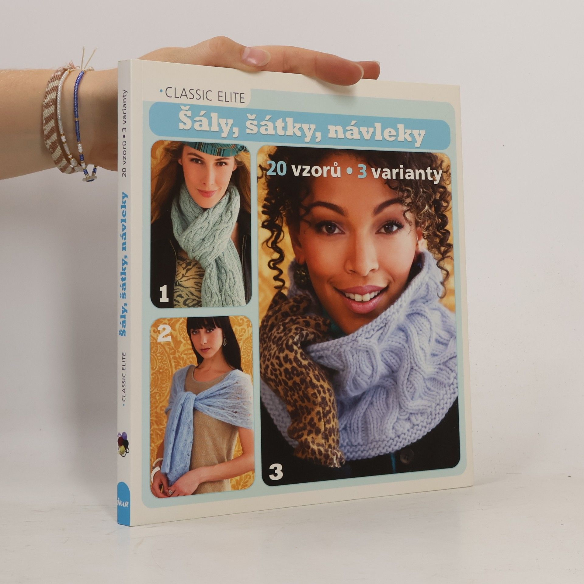 Helena Moravcová Šály, šátky, návleky