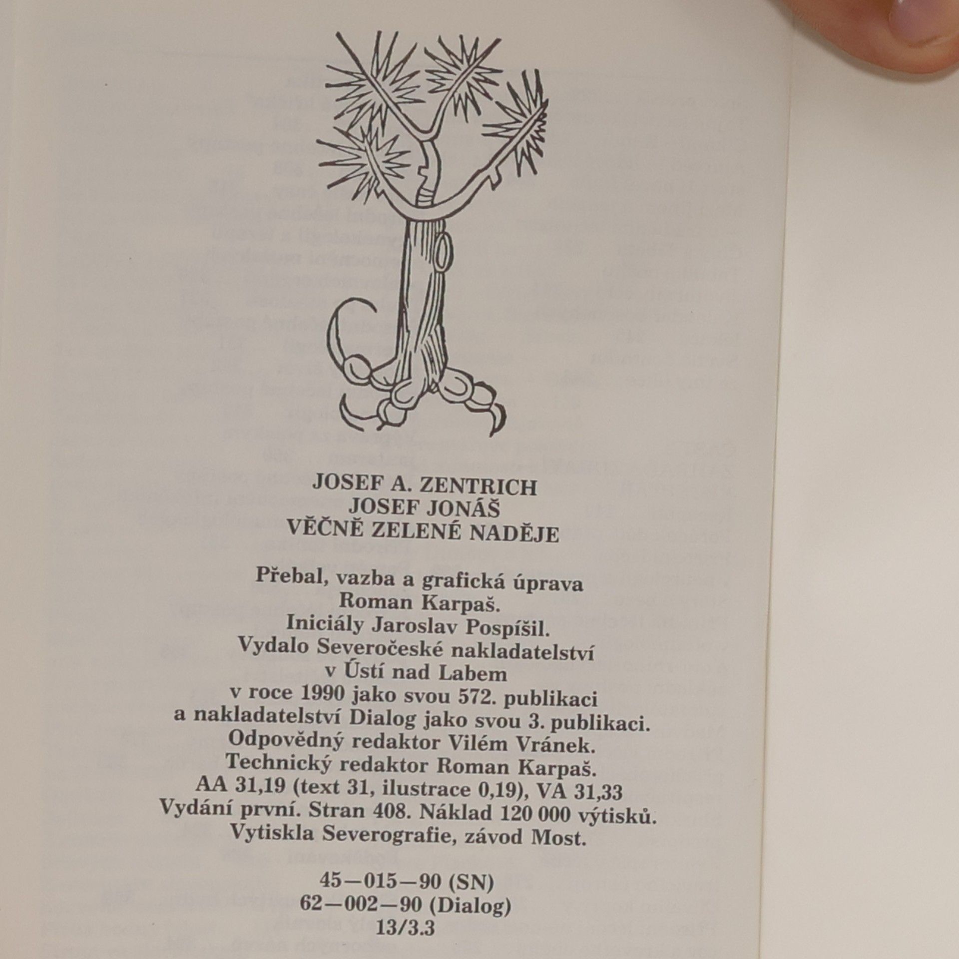 Josef Antonín Zentrich Věčně zelené naděje