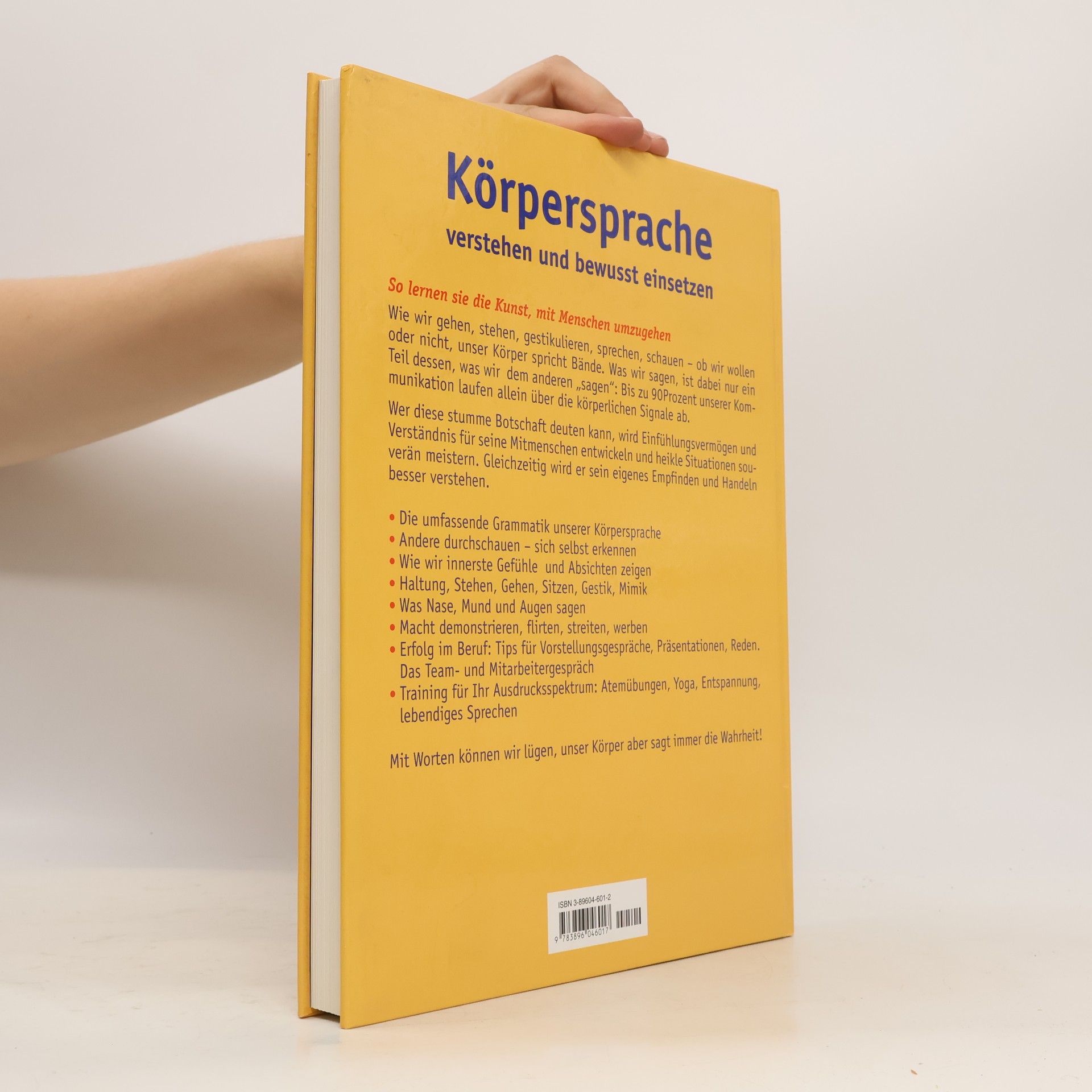 Anna Rosenberg Körpersprache verstehen und bewusst einsetzen ; so lernen Sie die Kunst, mit Menschen umzugehen