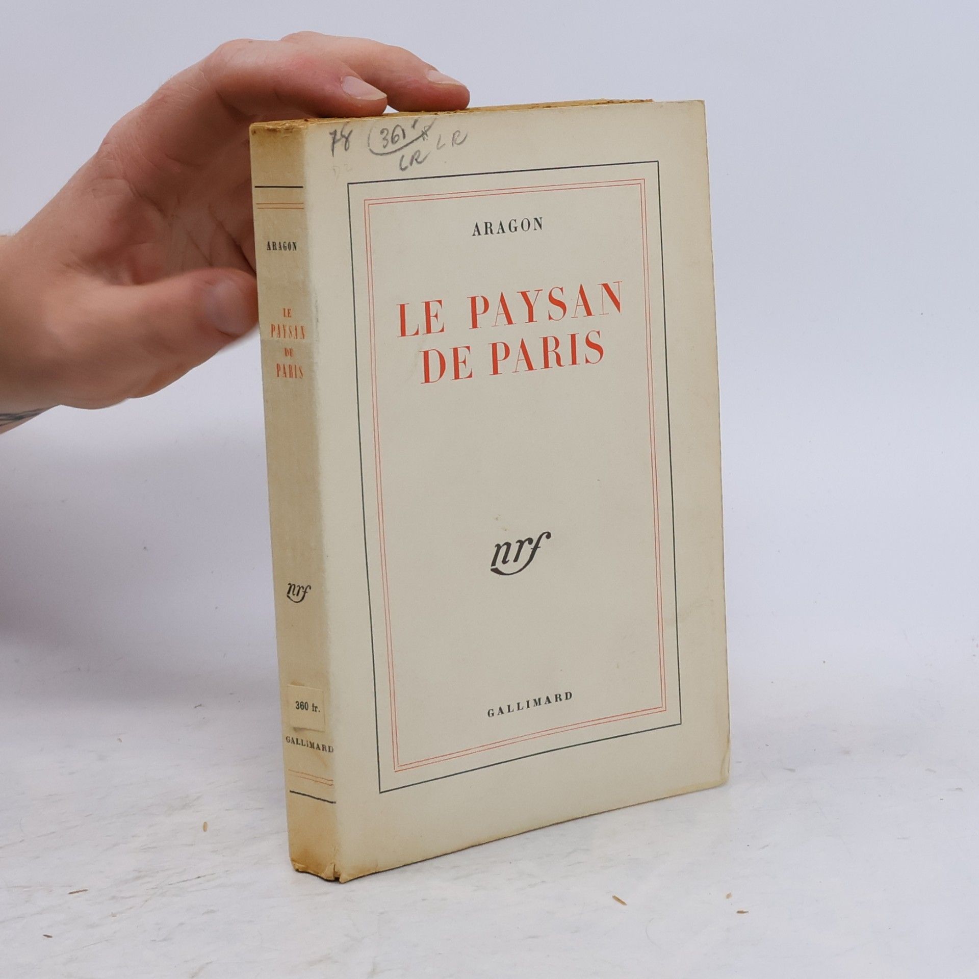 Aragon Le Paysan de Paris