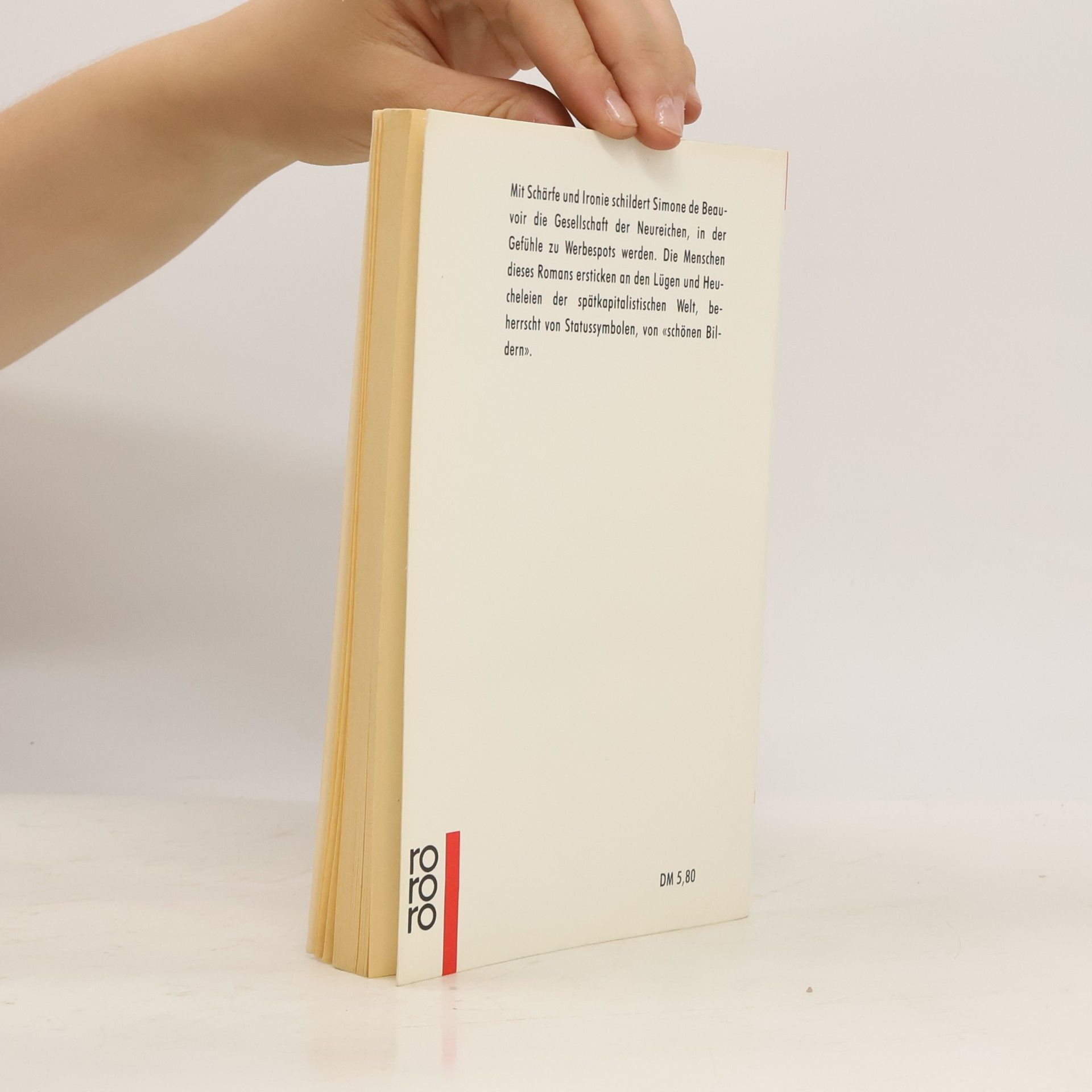 Simone de Beauvoir Die Welt der schönen Bilder