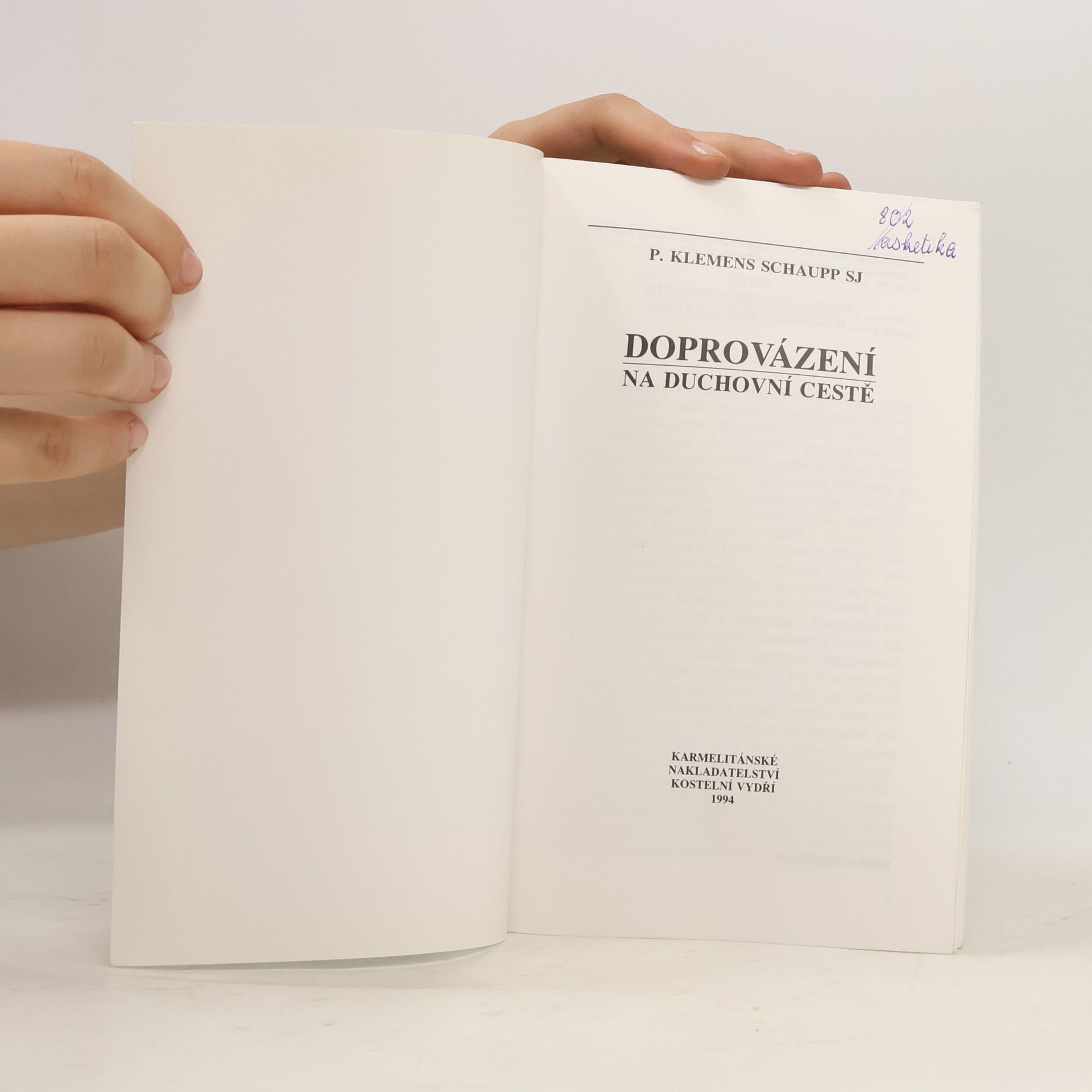 Klemens Schaupp Doprovázení na duchovní cestě