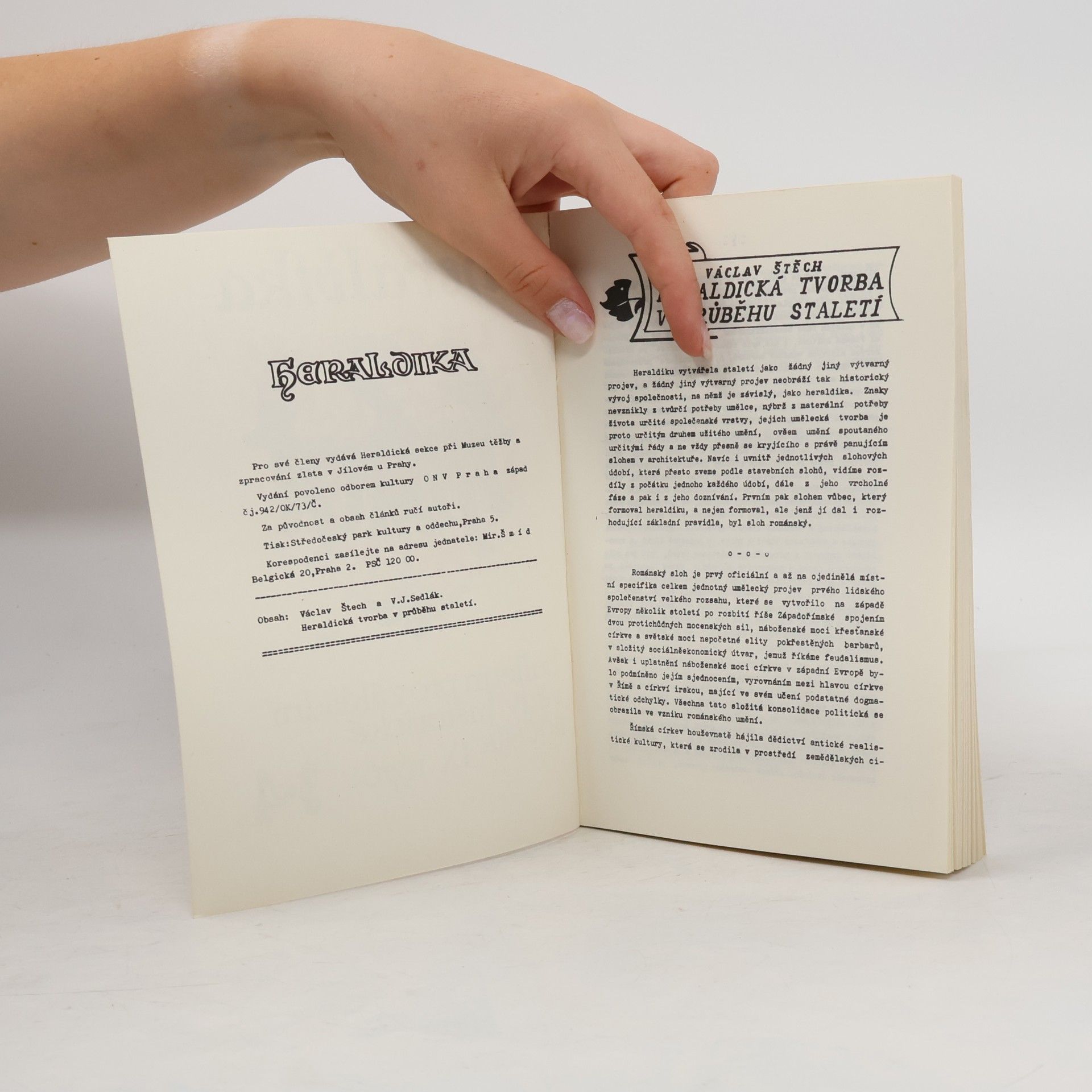 Various authors Heraldika bulletin pro základní vědy historické