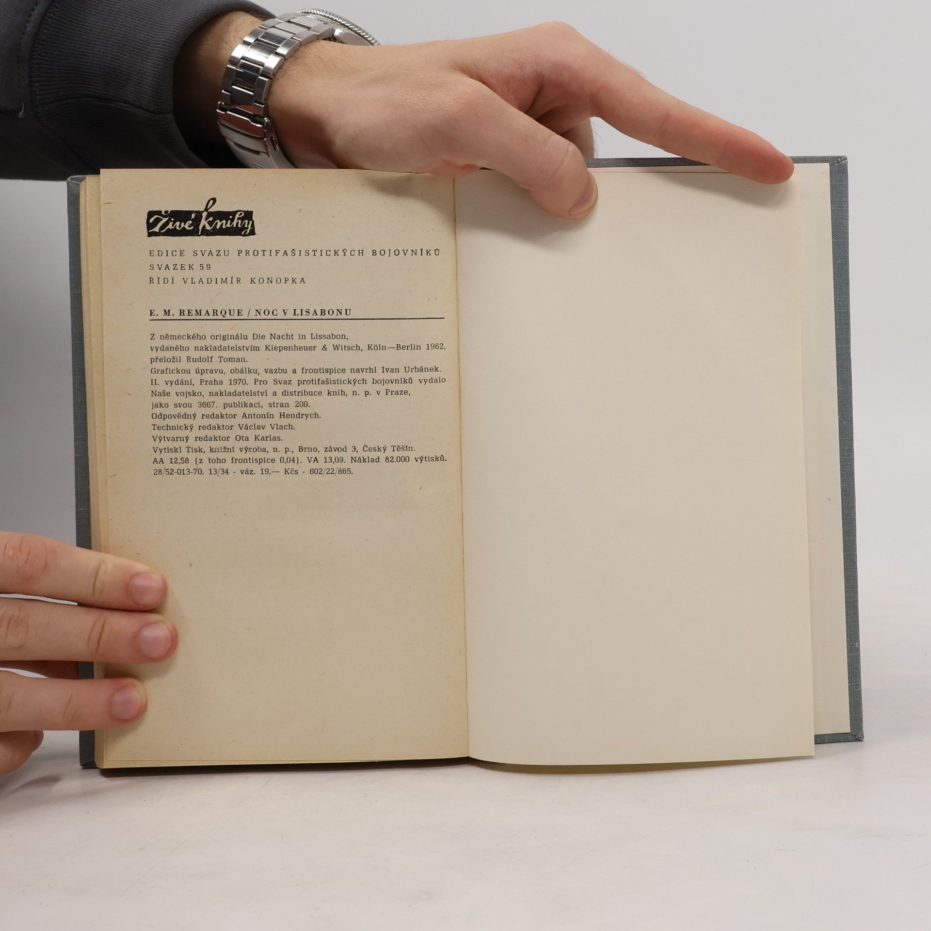 Erich Maria Remarque Noc v Lisabonu