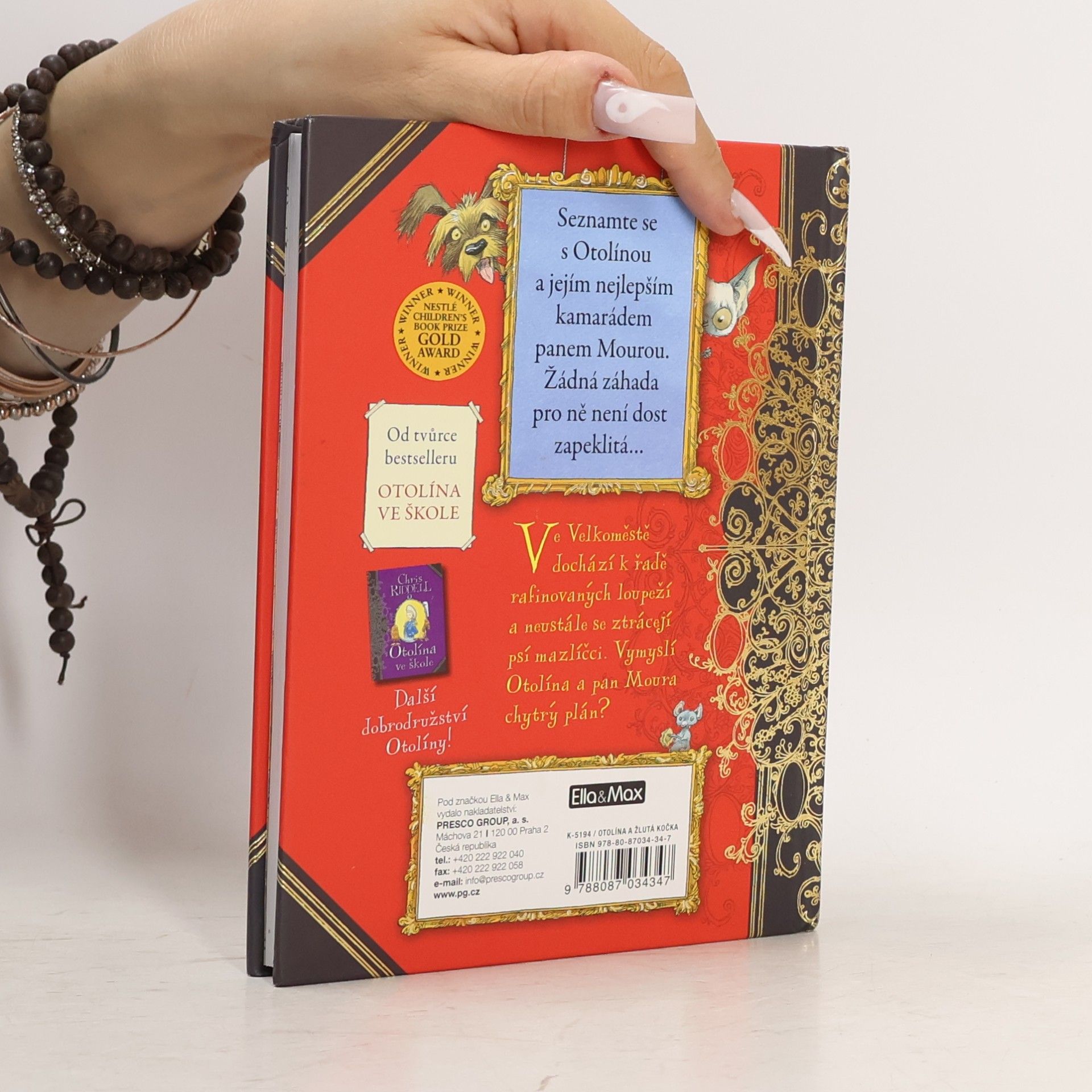 Chris Riddell Otolína a žlutá kočka