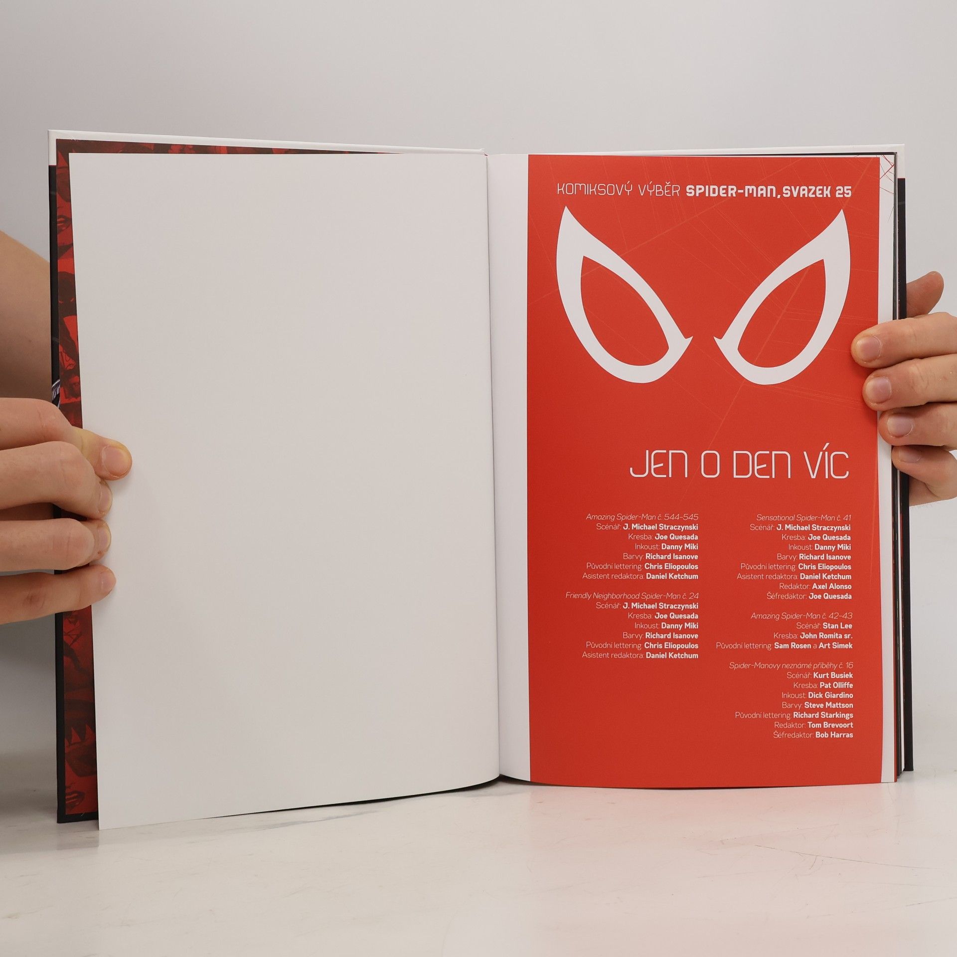 J. Michael Straczynski Komiksový výběr 25. Spider-man. Jen o den víc