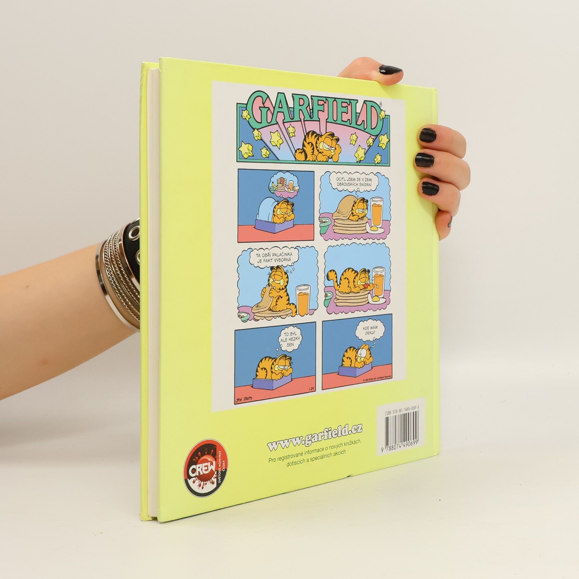 Jim Davis Garfield užívá života