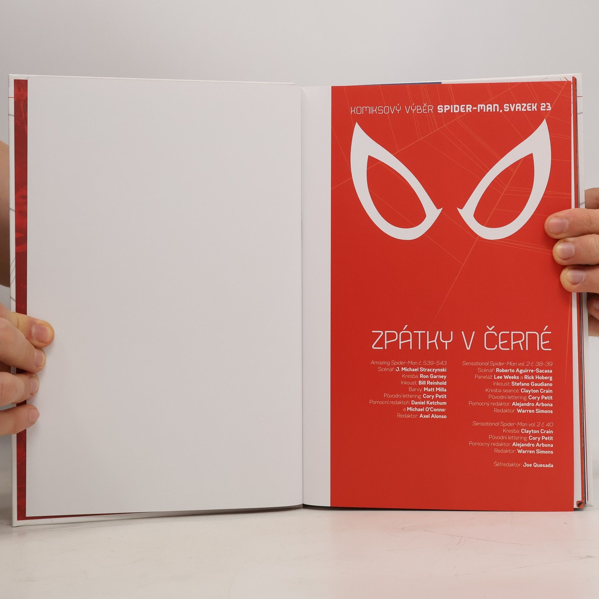 Clayton Crain Komiksový výběr Spider-Man 23. Zpátky v černé