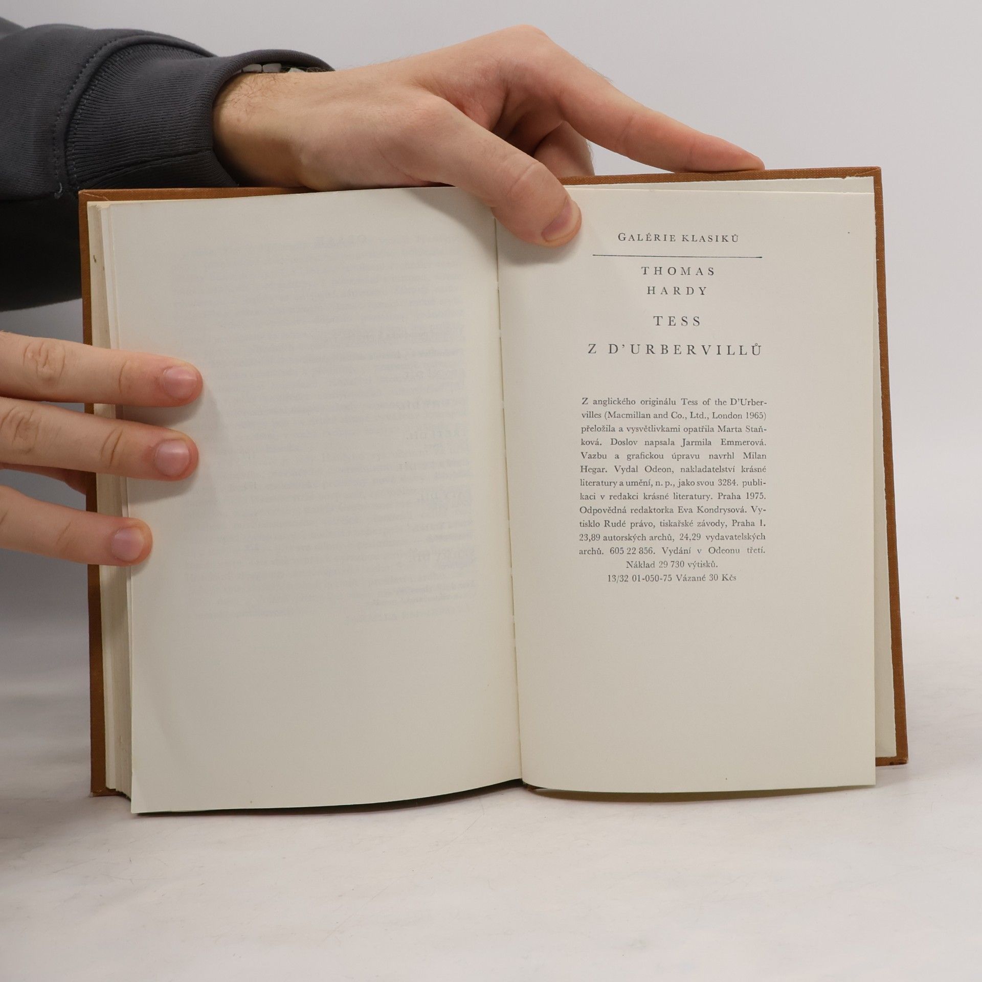 Thomas Hardy Tess z d'Urbervillů